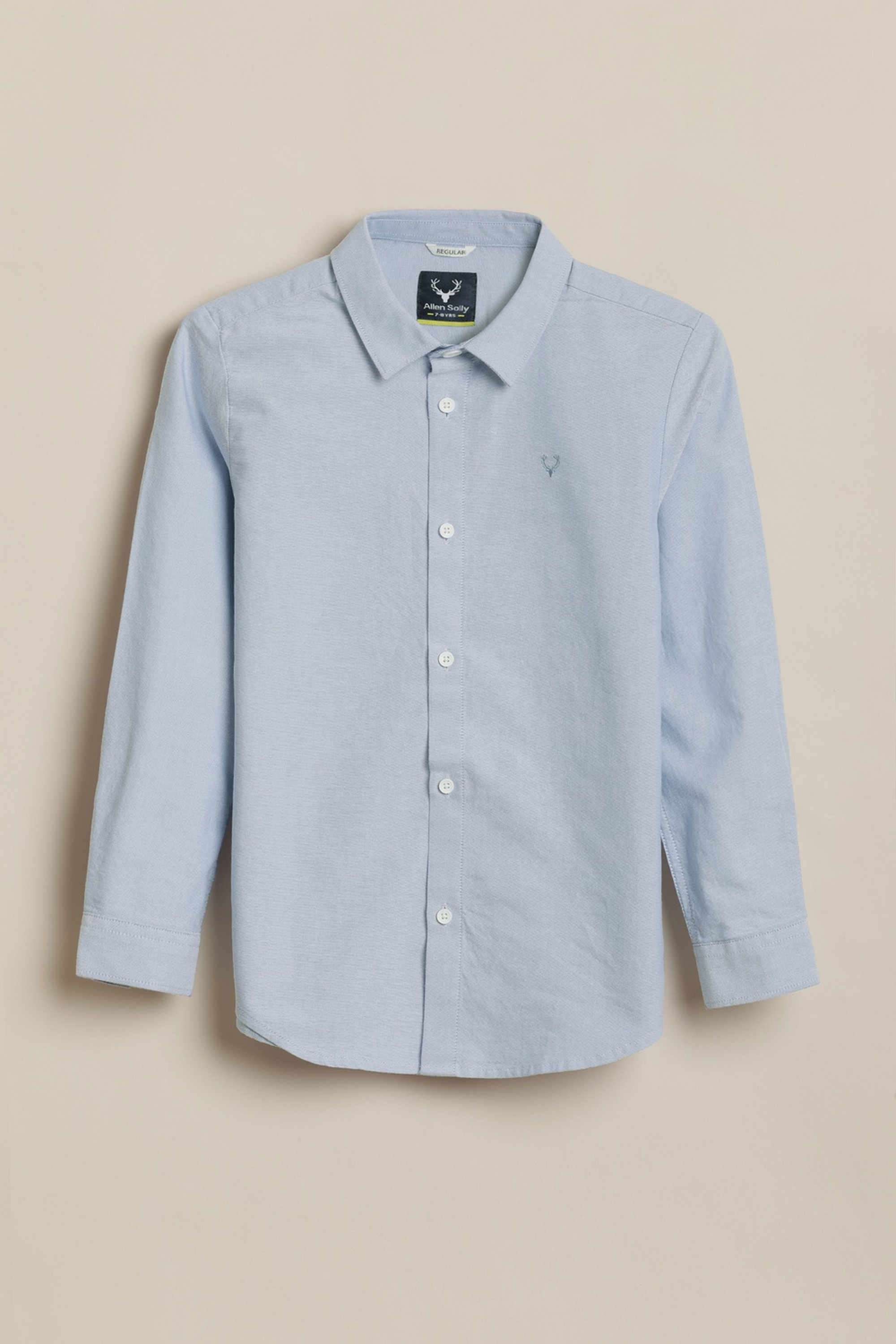 Solid-Cotton-Boys-Shirt