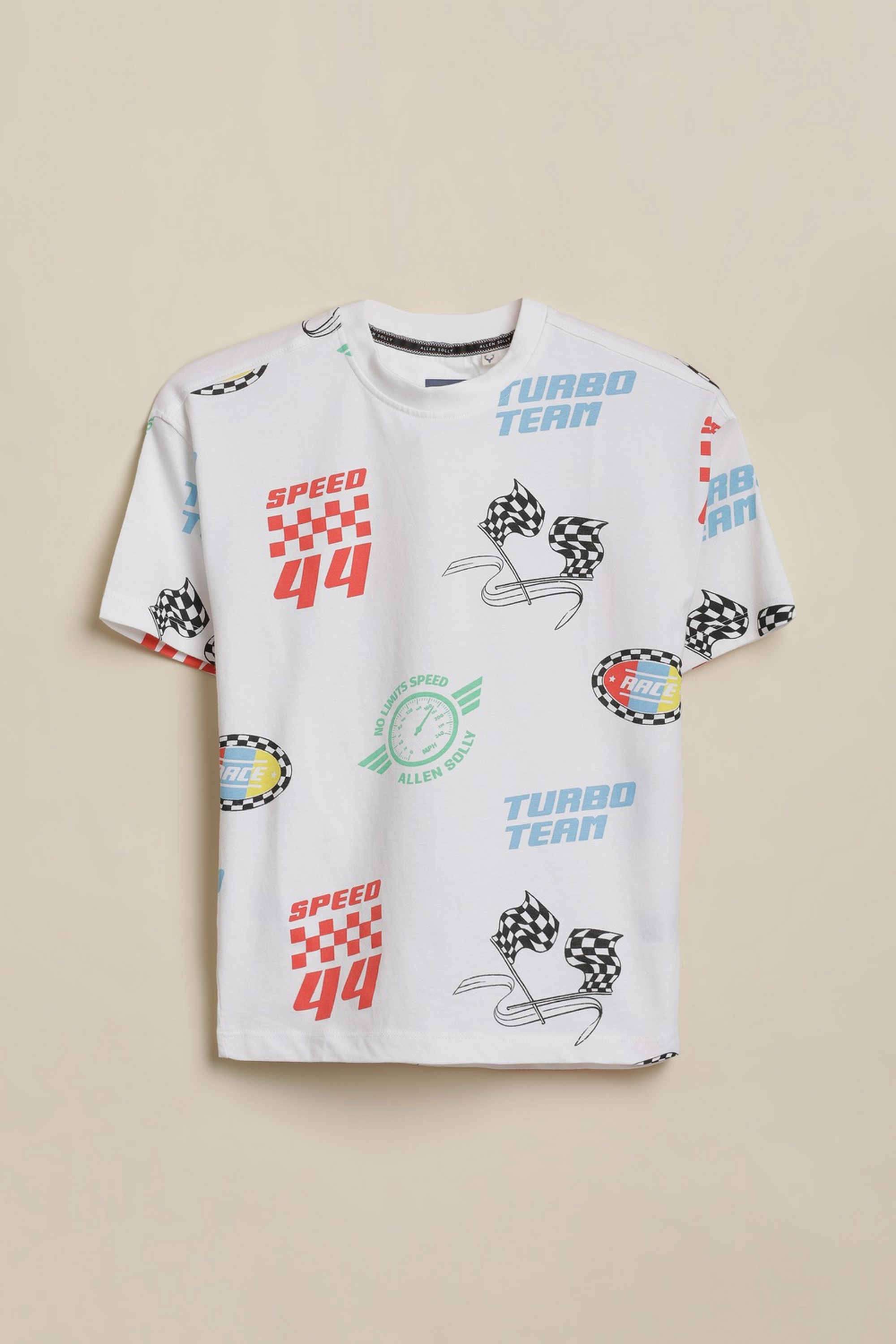 Printed-Cotton-Round-Neck-Boys-T-Shirt