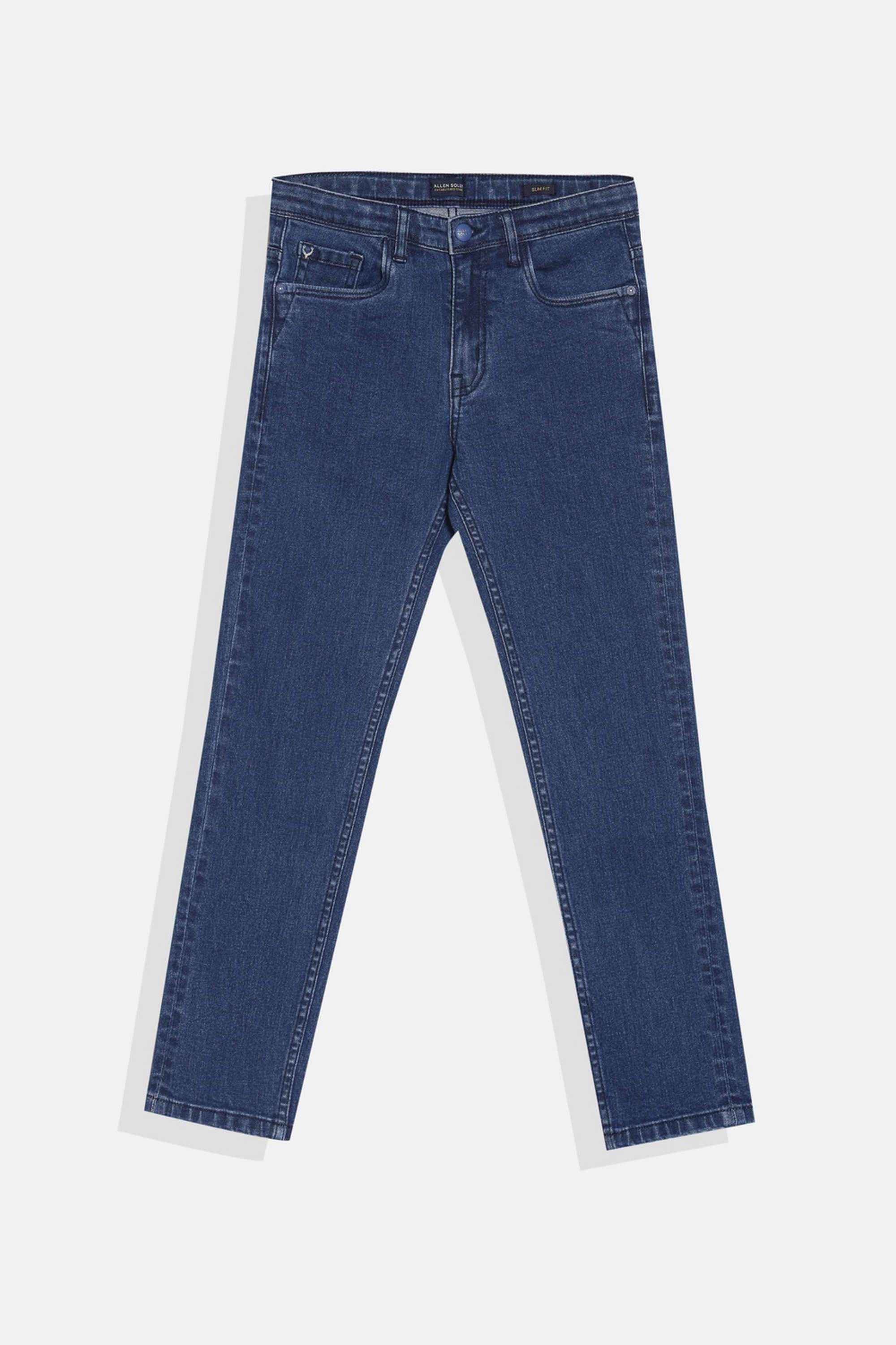 Solid-Poly-Cotton-Slim-Fit-Boys-Jeans