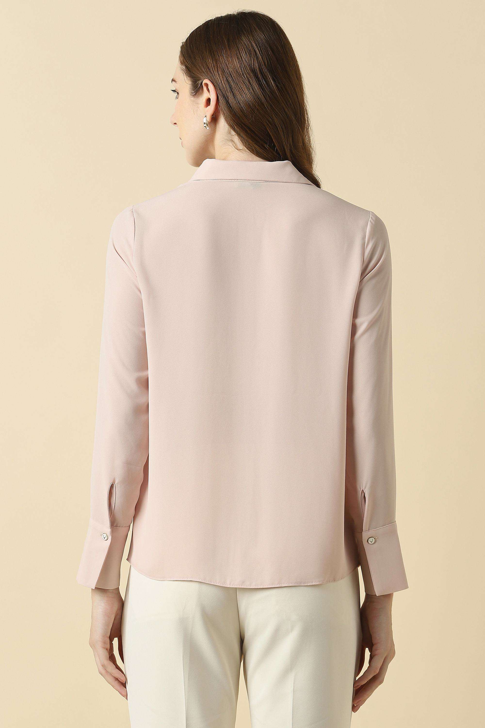 Printed-Polyester-Round-Neck-Women-s-Shirt