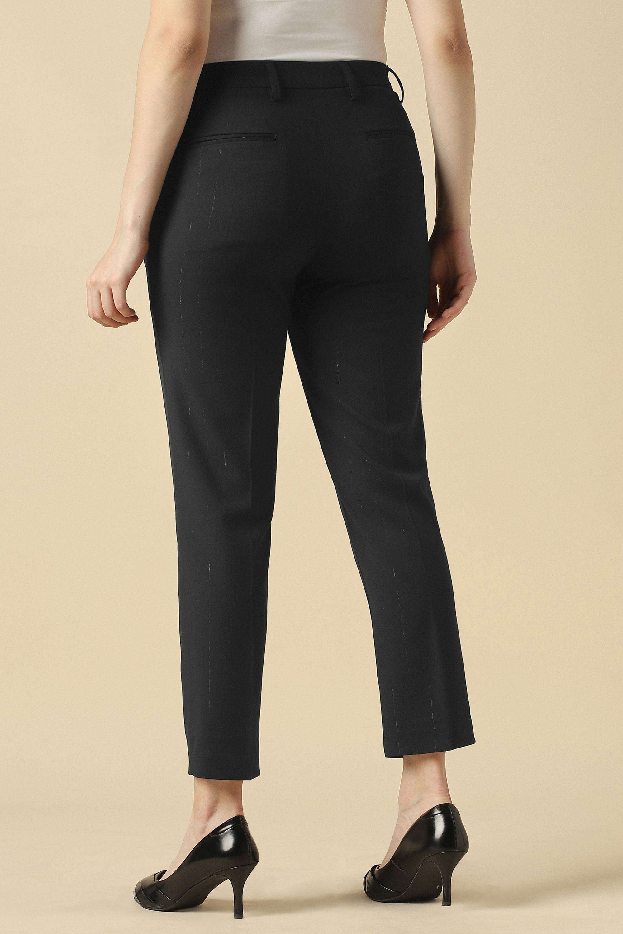 Polyester-Regular-Fit-Women-s-Trousers
