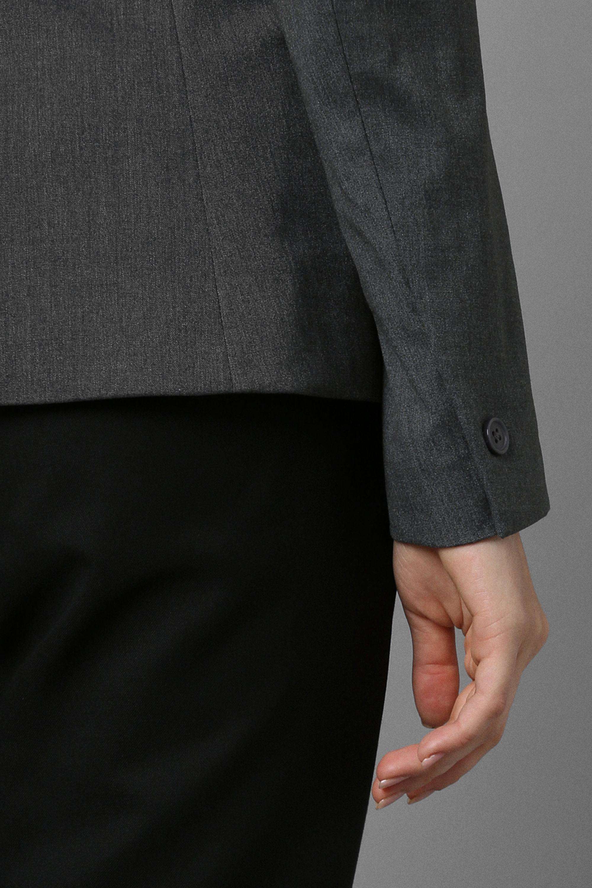 Solid-Polyester-Women-s-Blazer