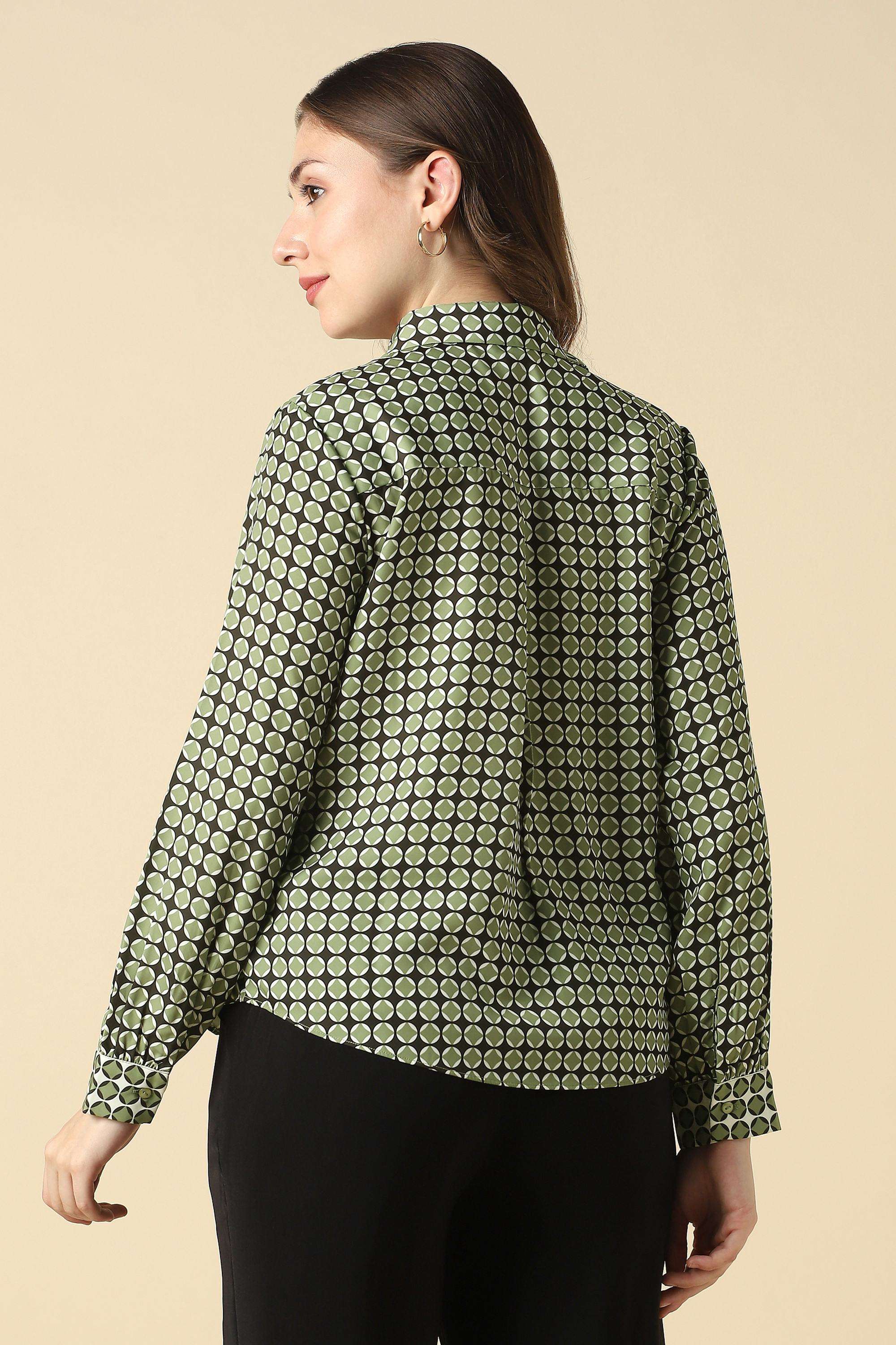 Printed-Cotton-Round-Neck-Women-s-Shirt