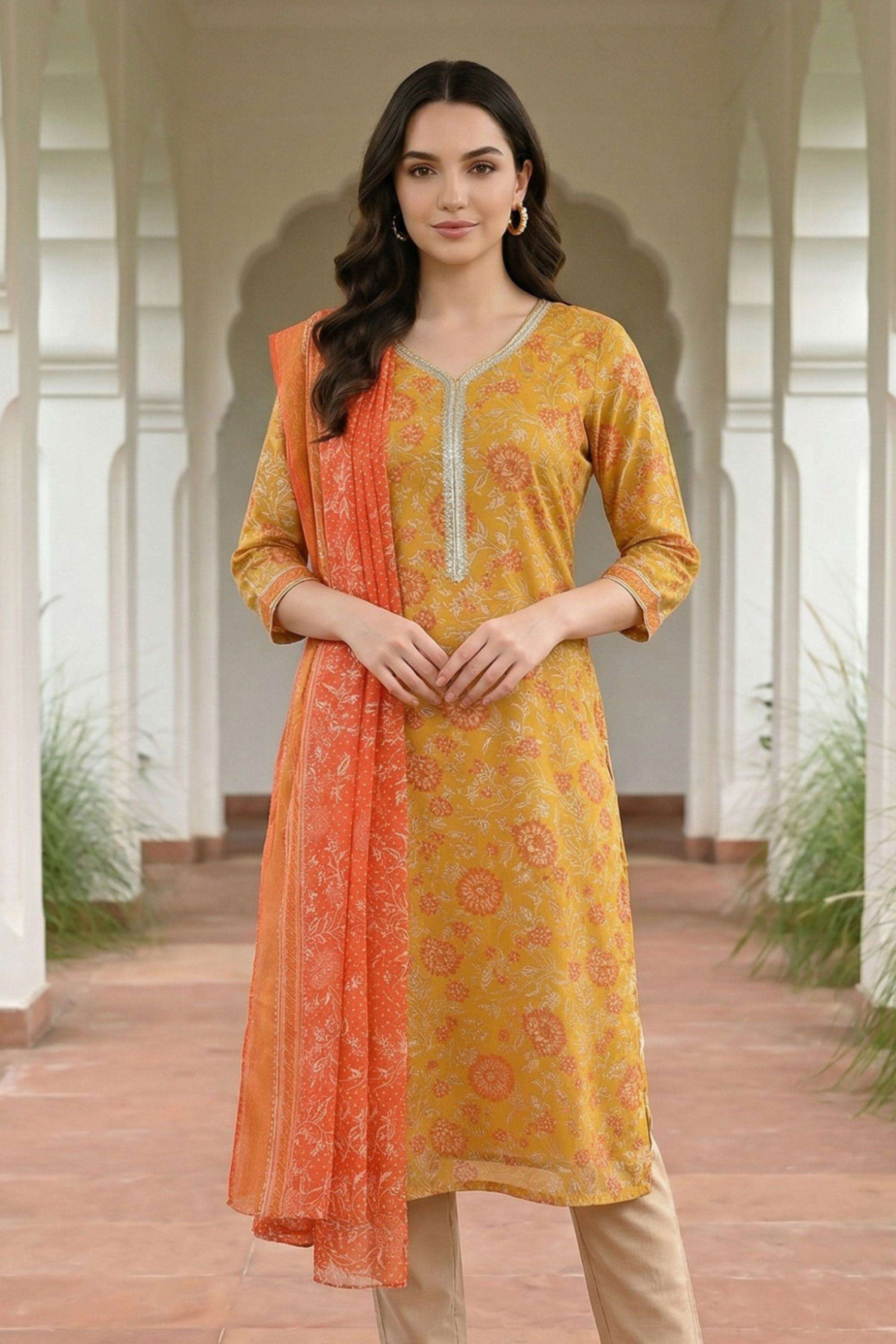 Geometric-Print-Chiffon-Woven-Women-s-Dupatta