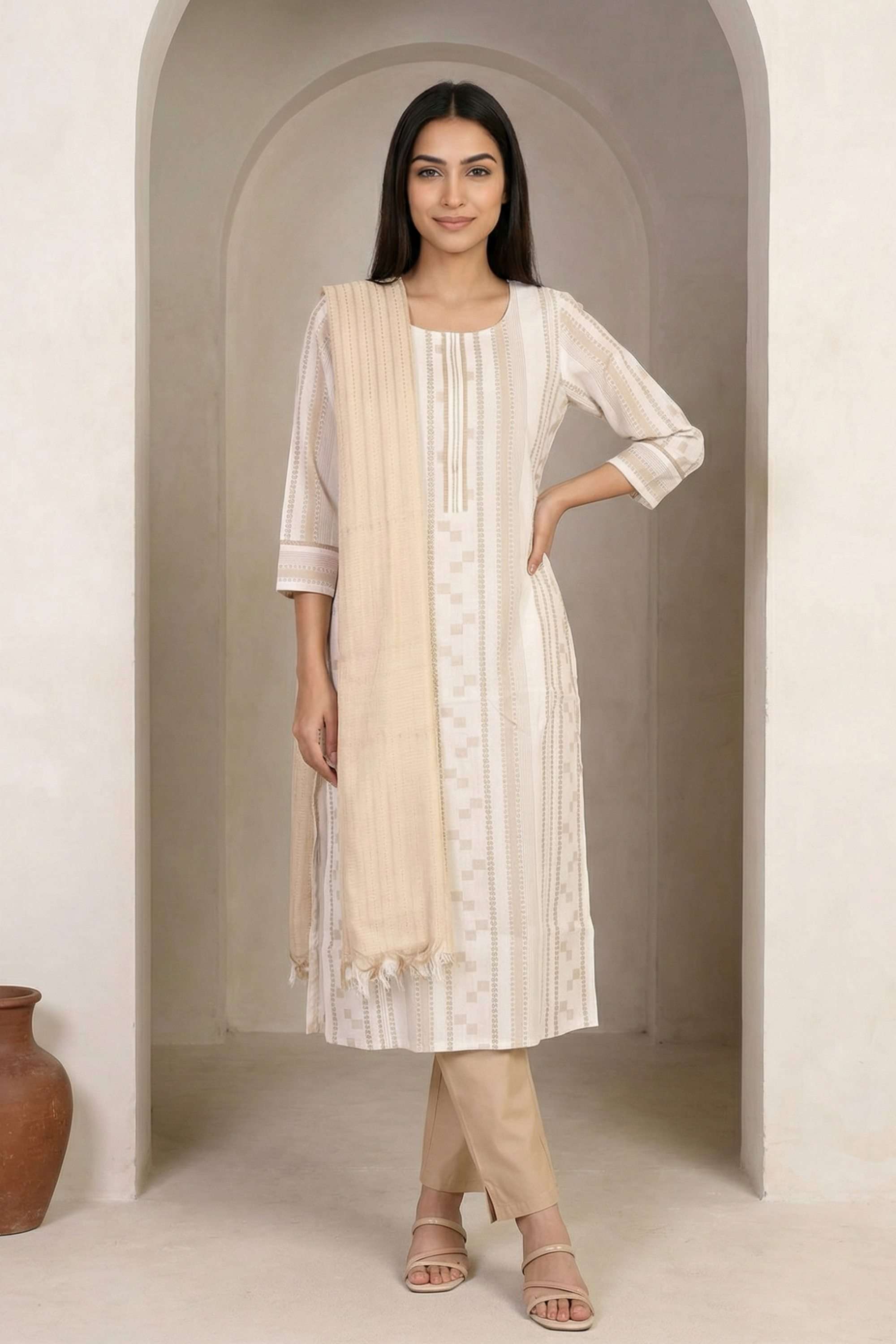 Textured-Blended-Fabric-Women-s-Festive-Wear-Dupatta