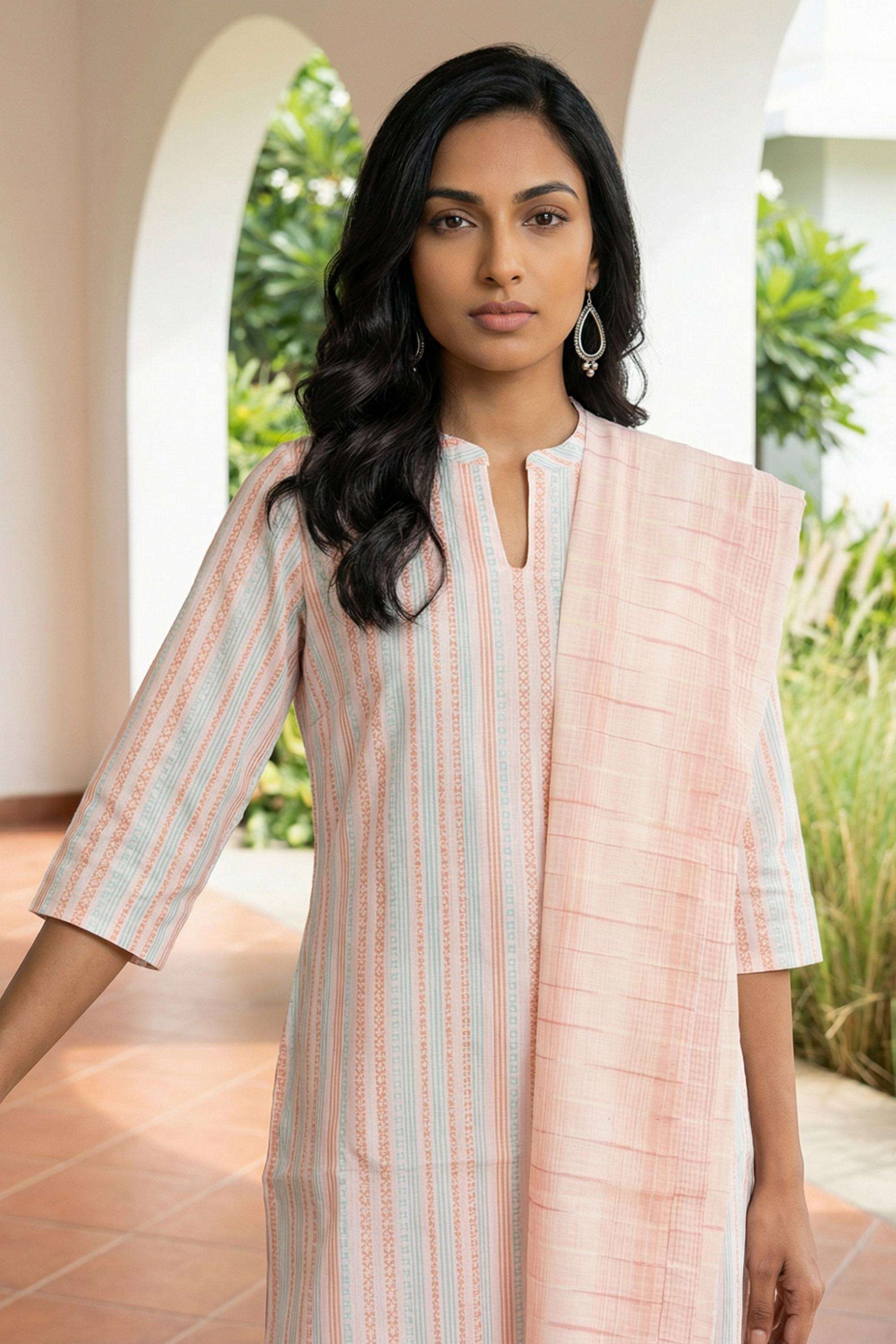 Stripes-Cotton-Woven-Women-s-Dupatta