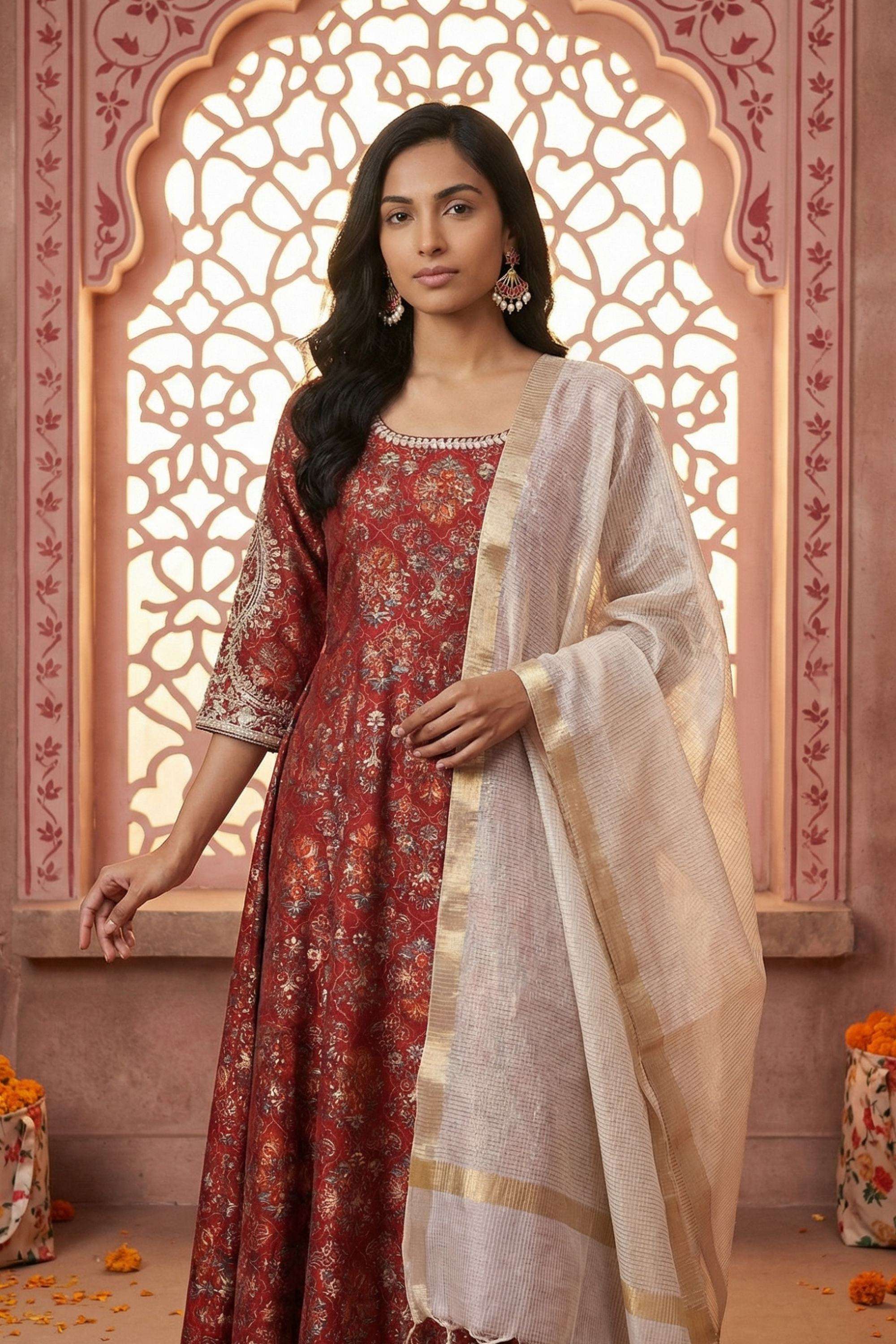 Solid-Polyester-Woven-Women-s-Dupatta
