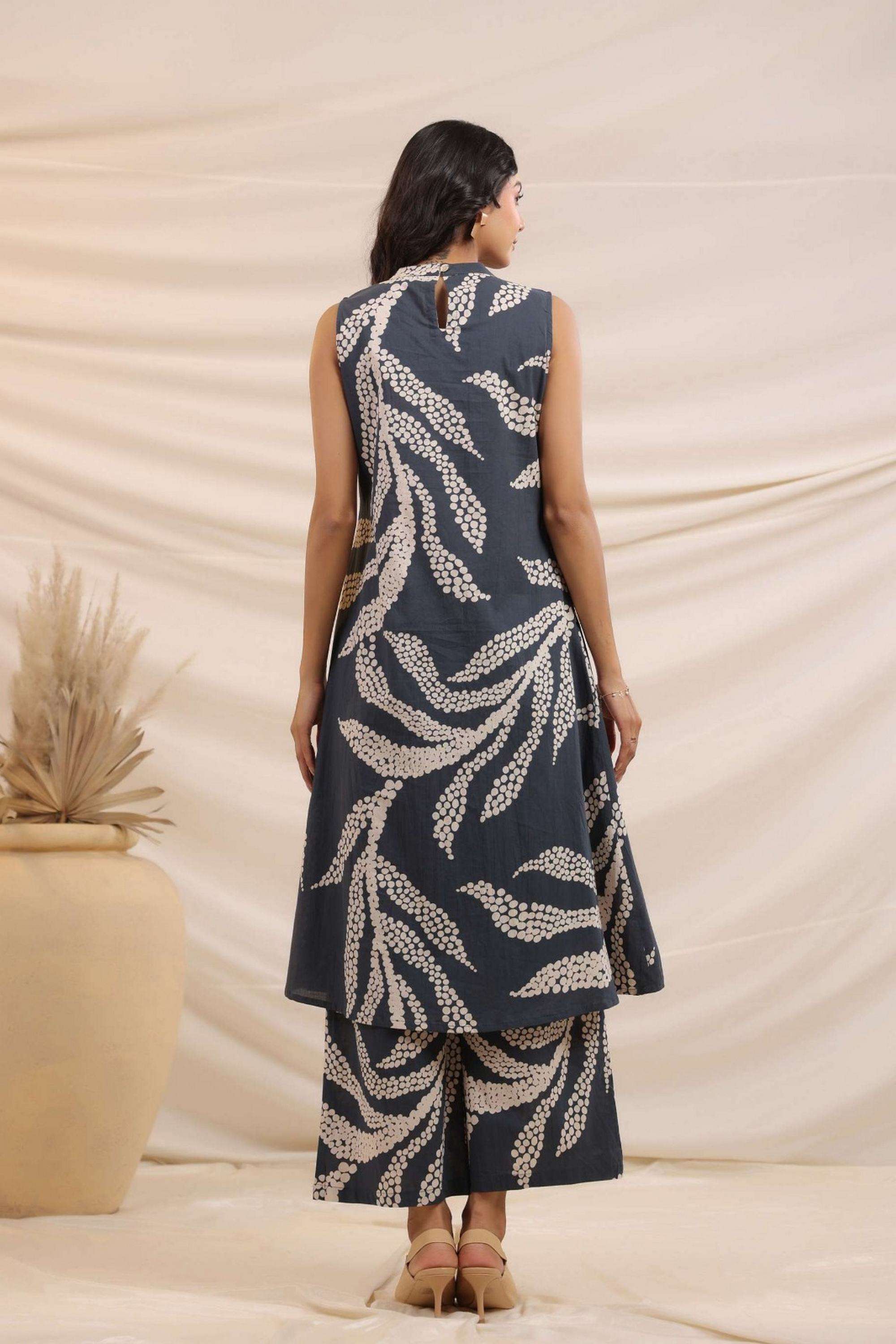 Printed-Cotton-Round-Neck-Women-Kurta-with-Palazzo