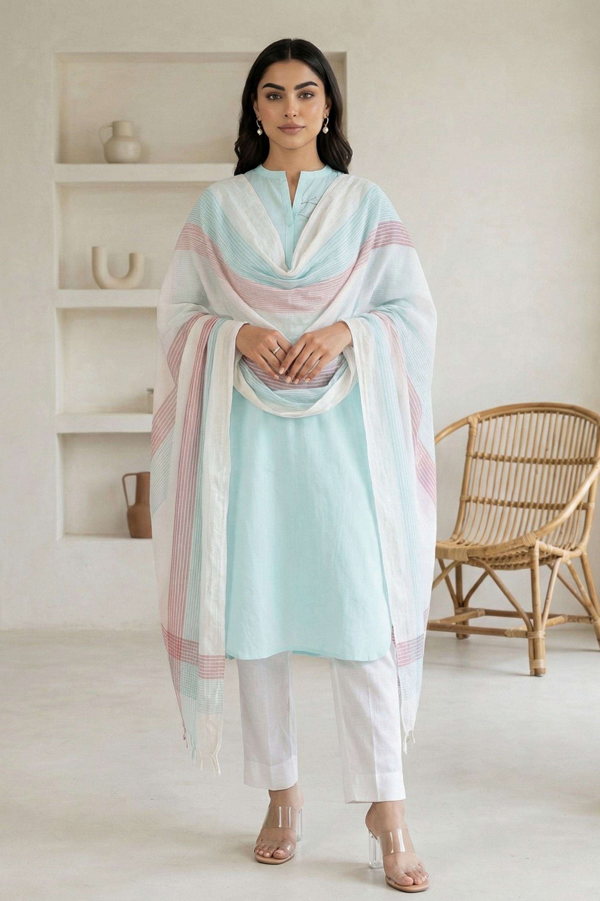 Stripes-Viscose-Woven-Women-s-Dupatta