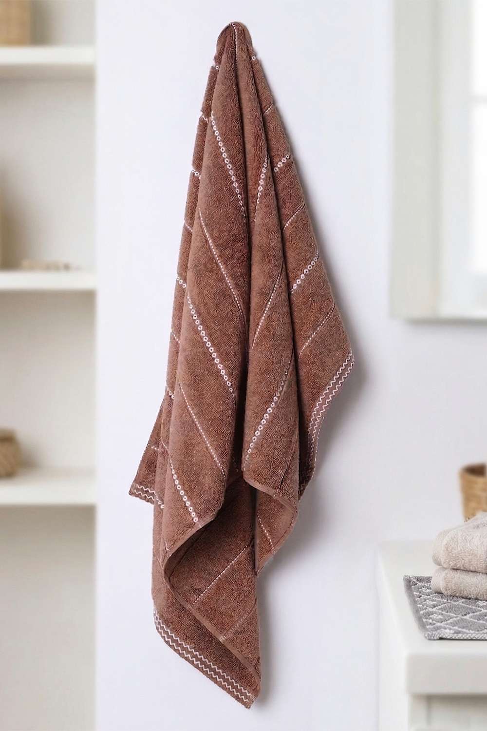 Noah-Air-Zero-Twist-Hand-Towel-Yellow-Pnk-Set-of-4