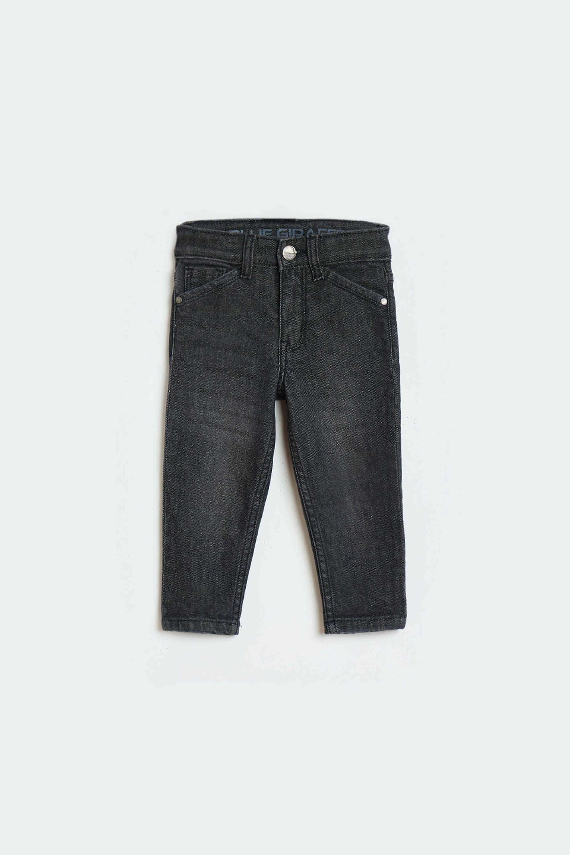 Solid-Cotton-Regular-Fit-Boys-Jeans