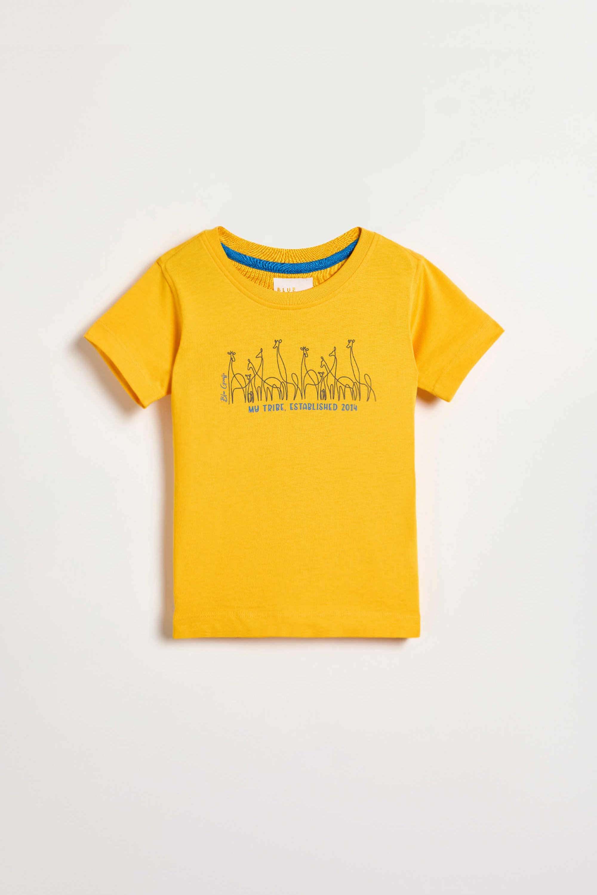 Solid-Cotton-Round-Neck-Boys-T-Shirt