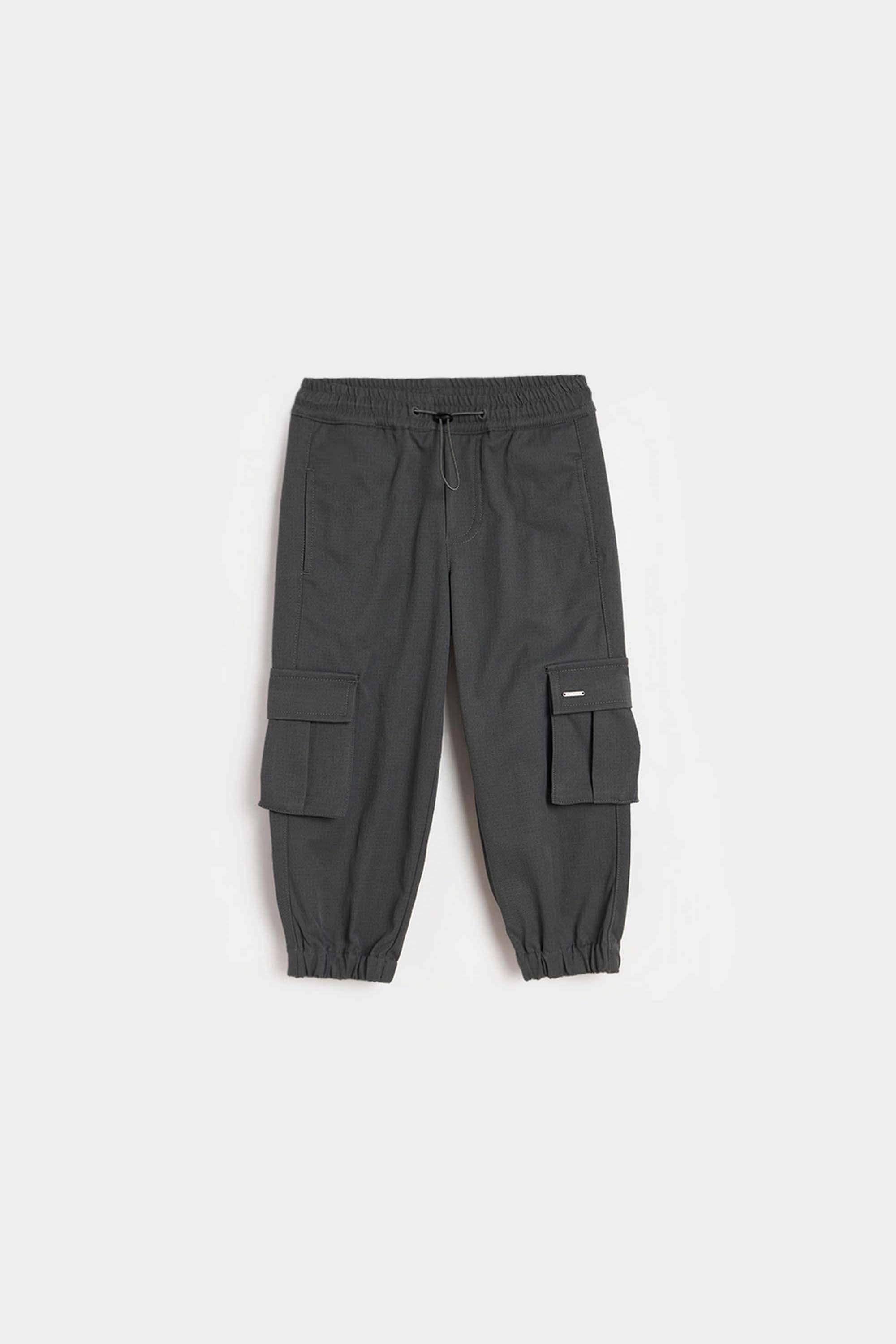 Solid-Polyester-Blend-Regular-Fit-Boys-Joggers