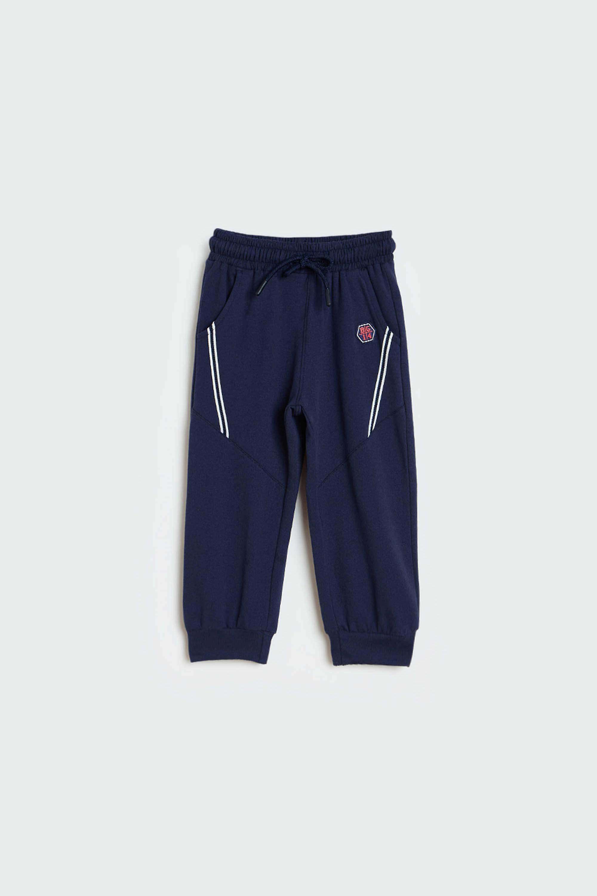 Solid-Nylon-Blend-Regular-Fit-Boys-Joggers