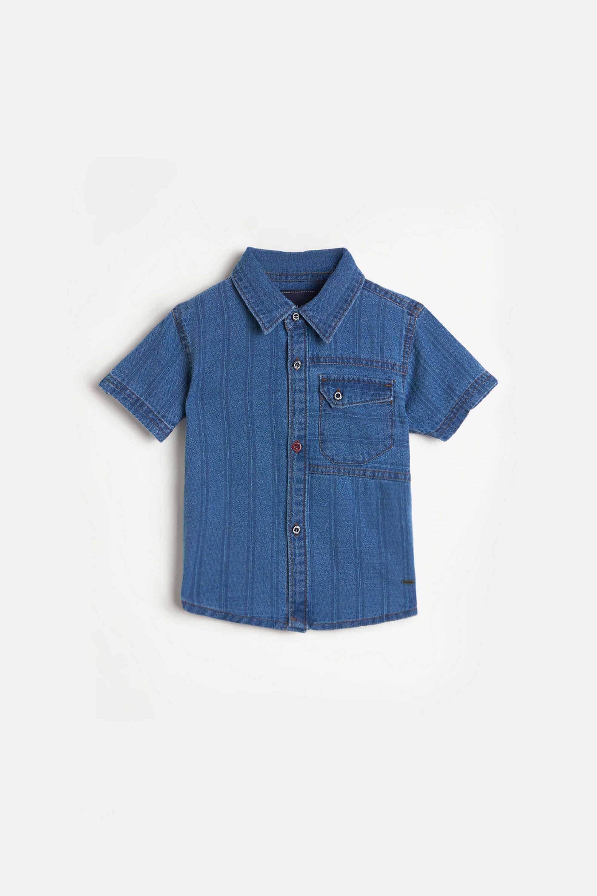 Solid-Cotton-Boys-Shirt
