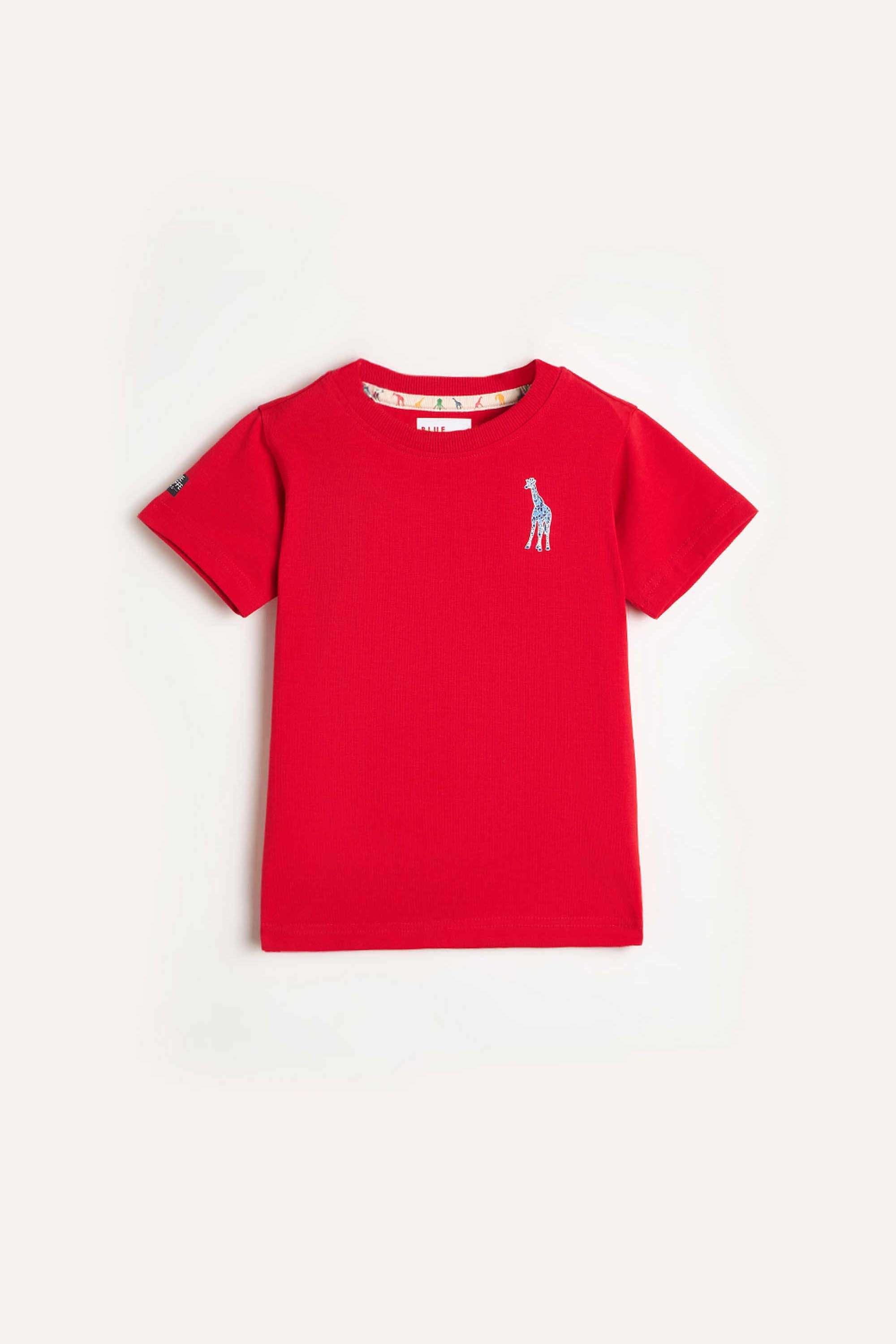 Solid-Cotton-Round-Neck-Boys-T-Shirt