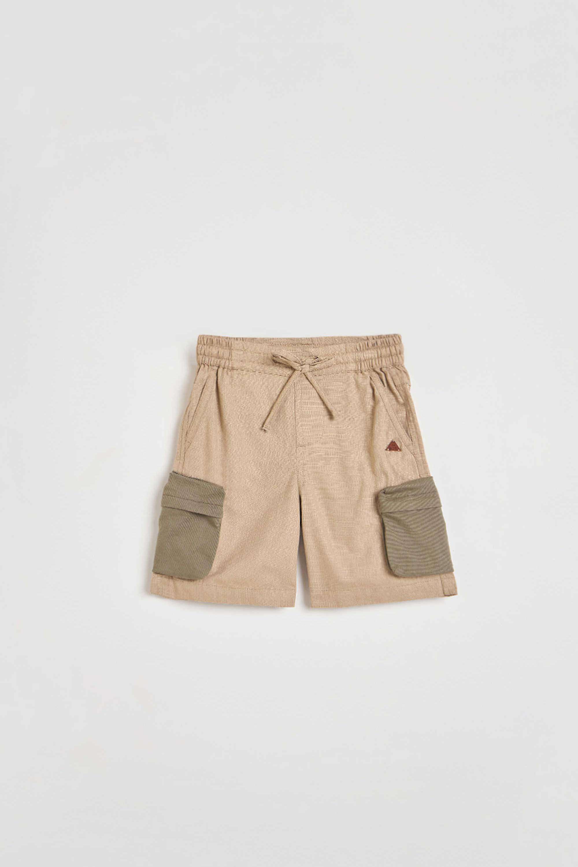 Solid-Cotton-Regular-Fit-Boys-Shorts