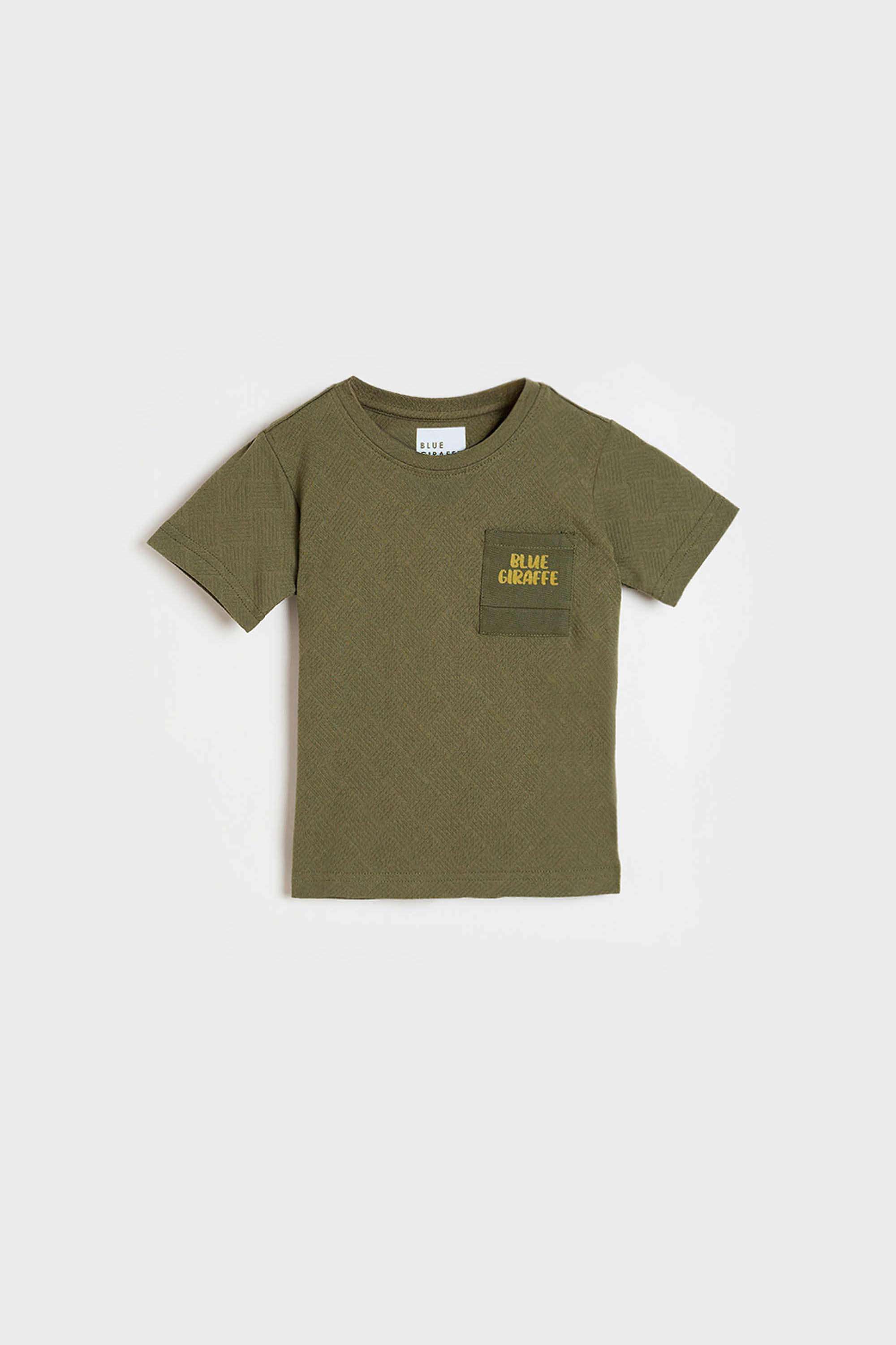 Solid-Cotton-Round-Neck-Boys-T-Shirt