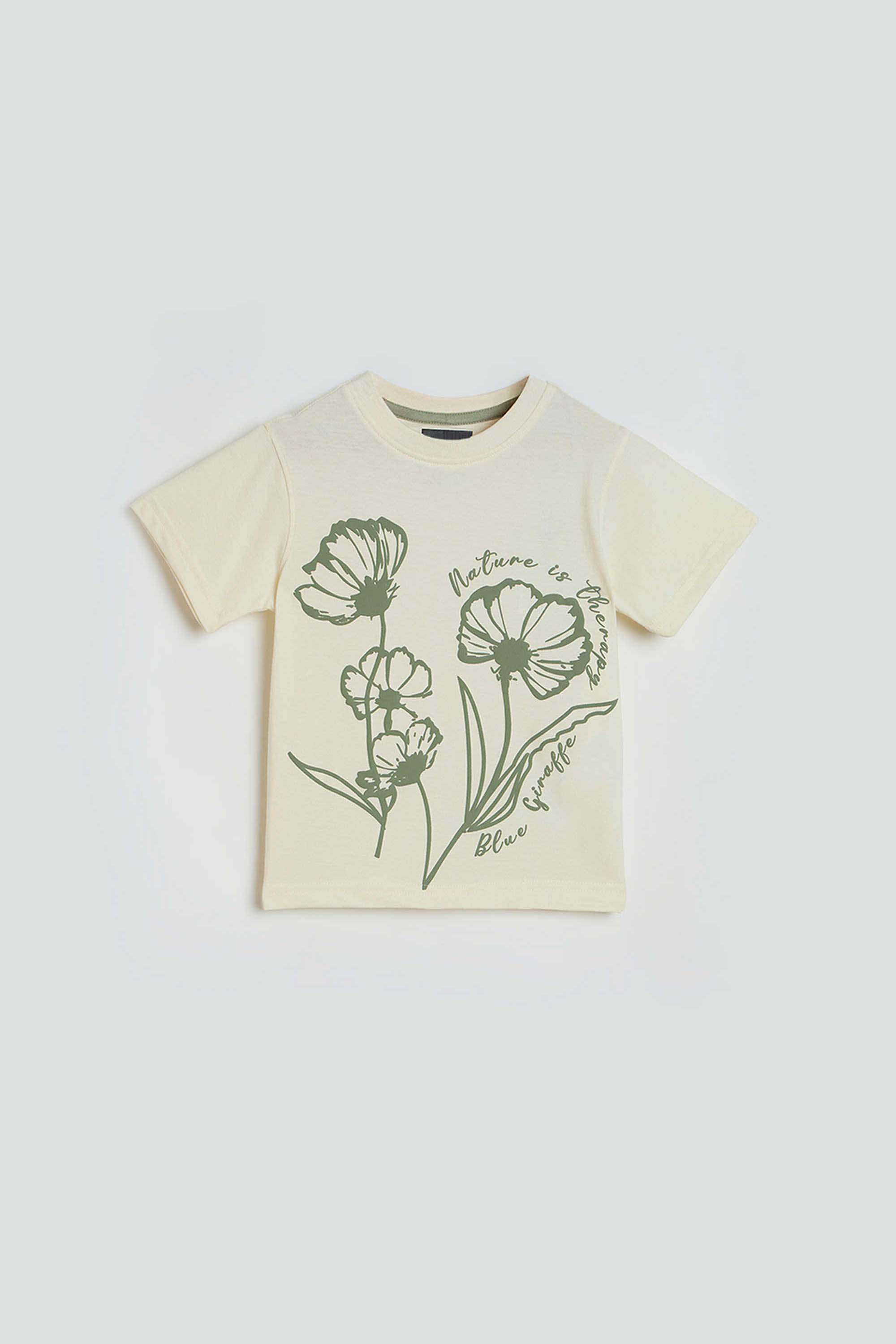 Solid-Cotton-Round-Neck-Boys-T-Shirt
