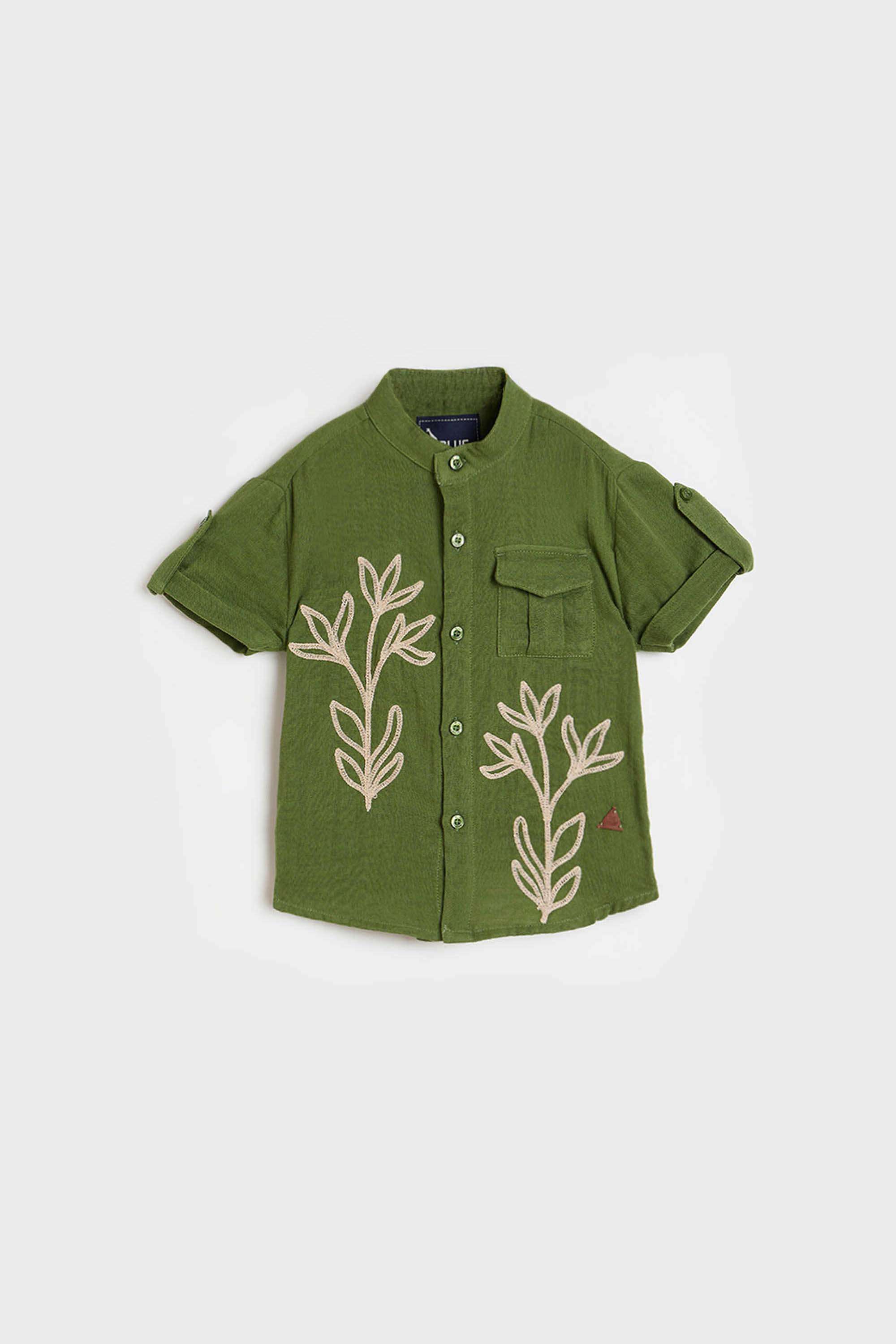 Solid-Cotton-Boys-Shirt