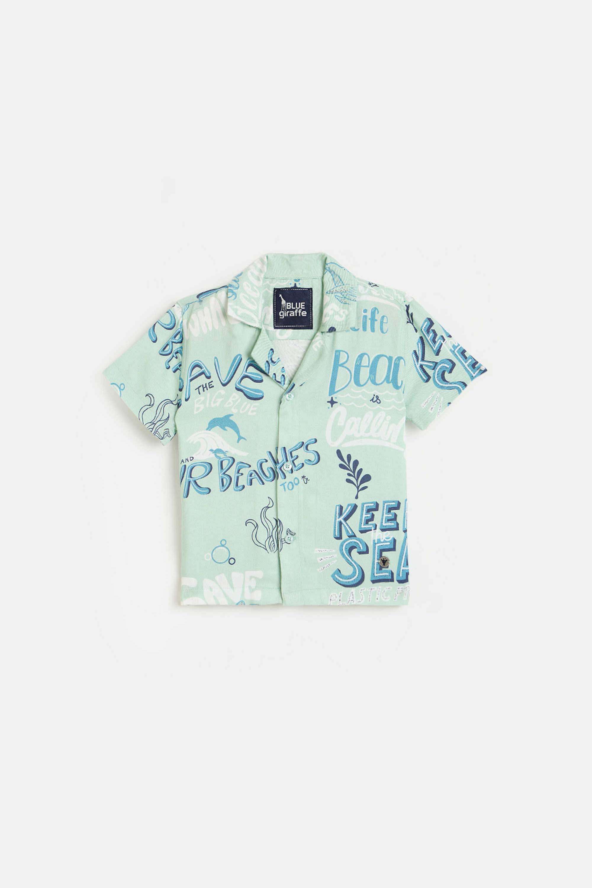 Printed-Viscose-Boys-Shirt