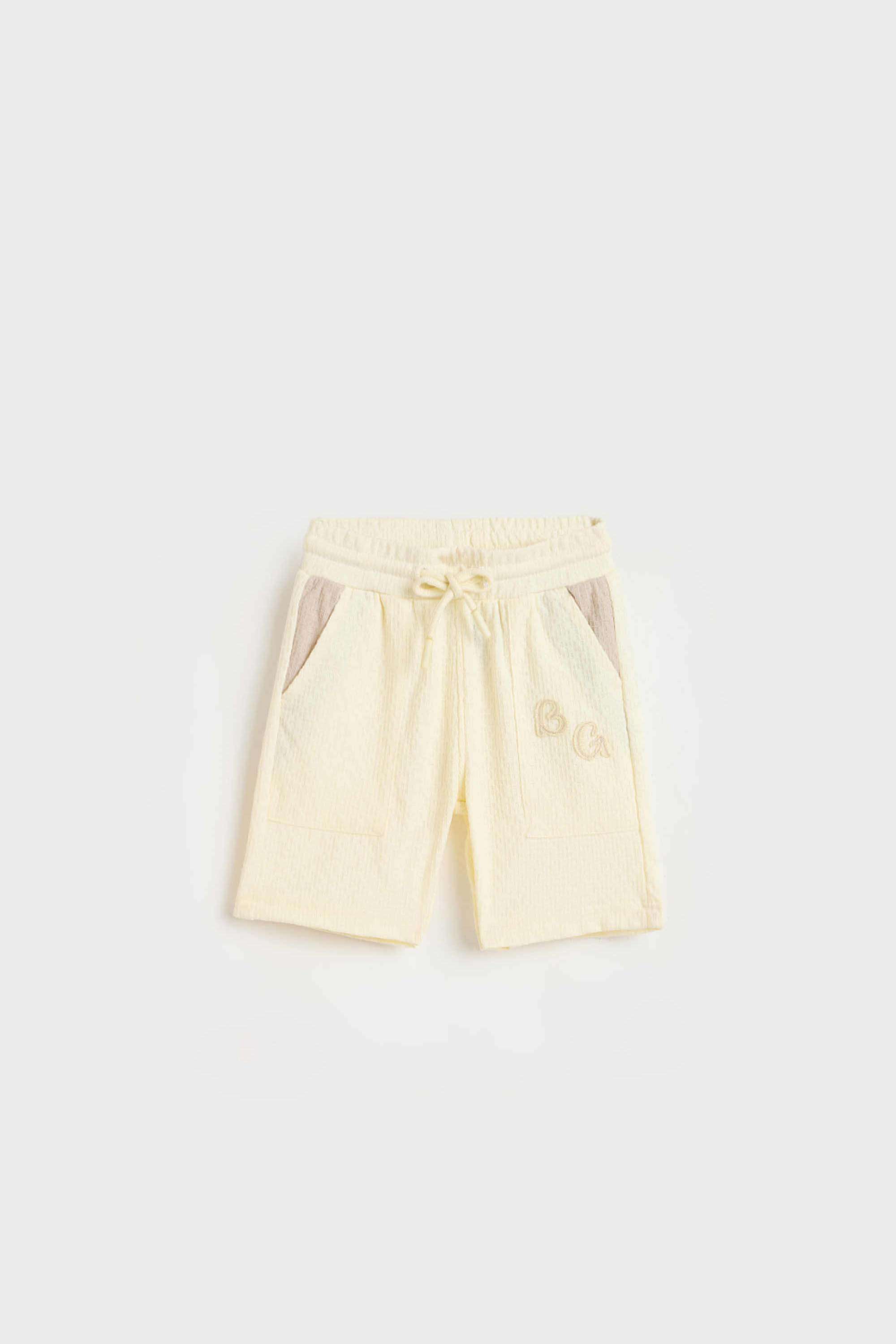 Solid-Polyester-Regular-Fit-Boys-Shorts