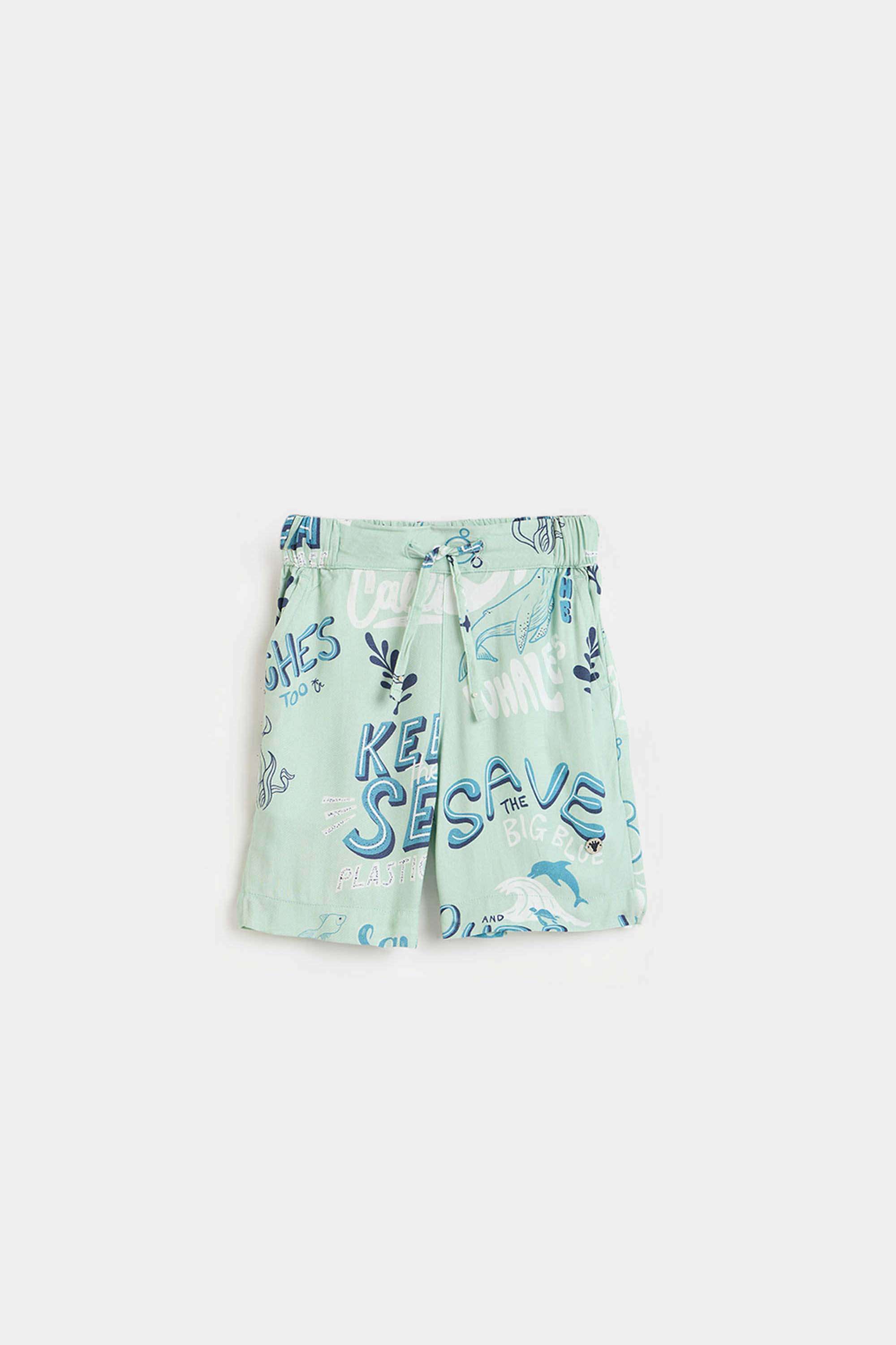 Printed-Viscose-Regular-Fit-Boys-Shorts