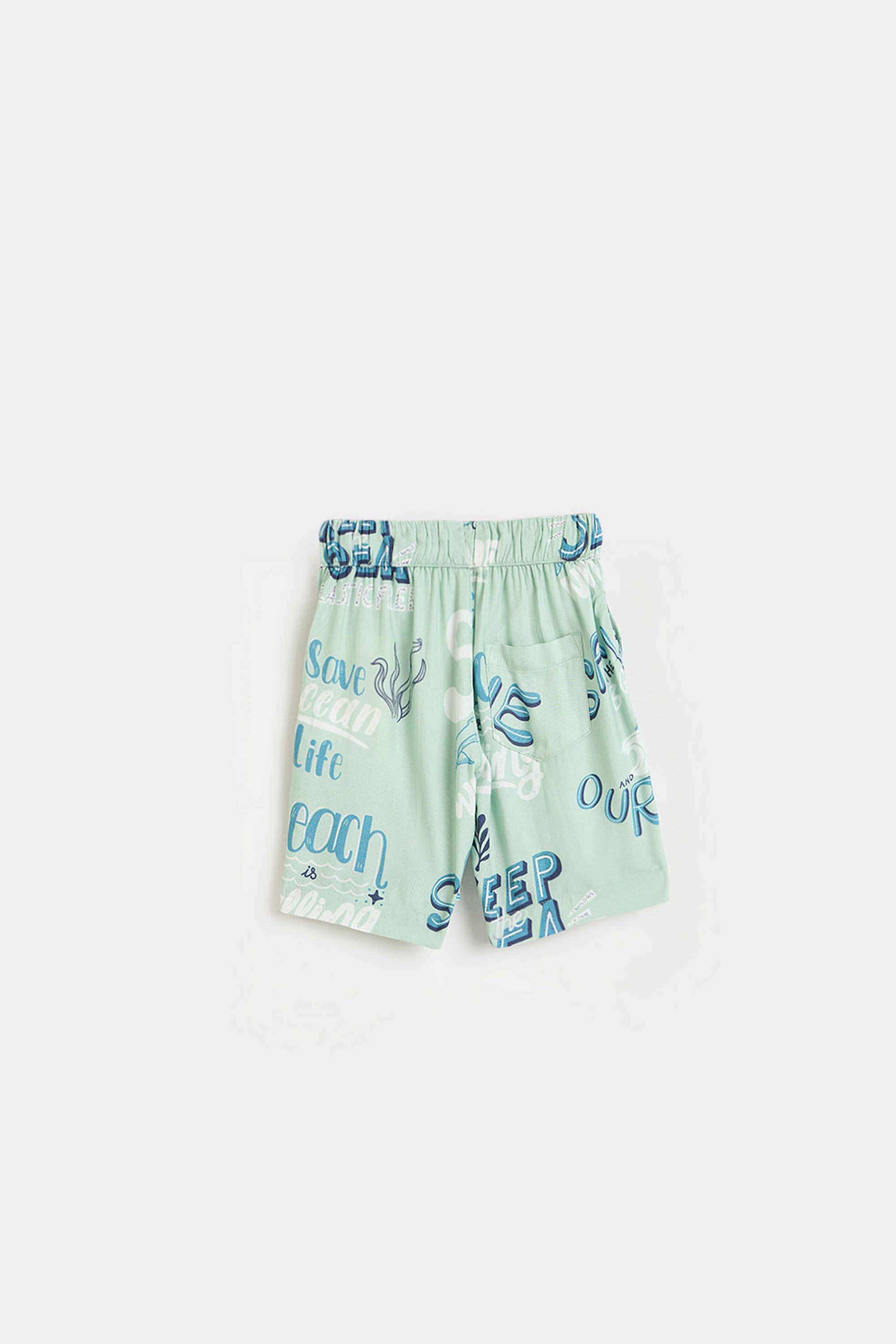 Printed-Viscose-Regular-Fit-Boys-Shorts