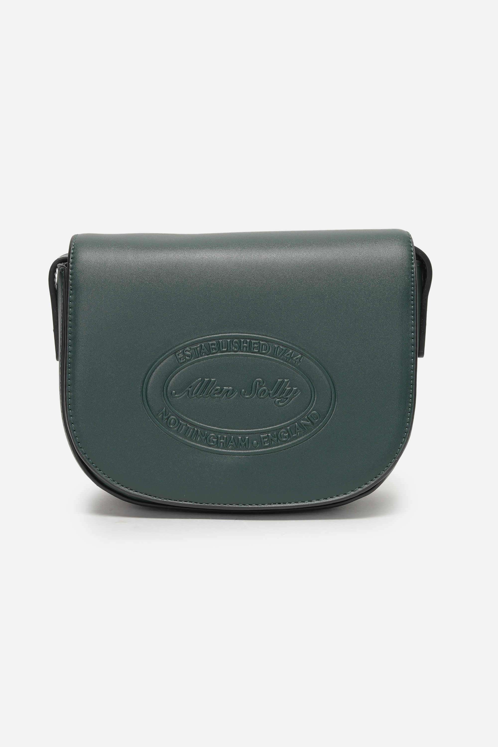 EMBLEM-EMBOSS-Zipper-PU-Women-Casual-Wear-Sling-Bag