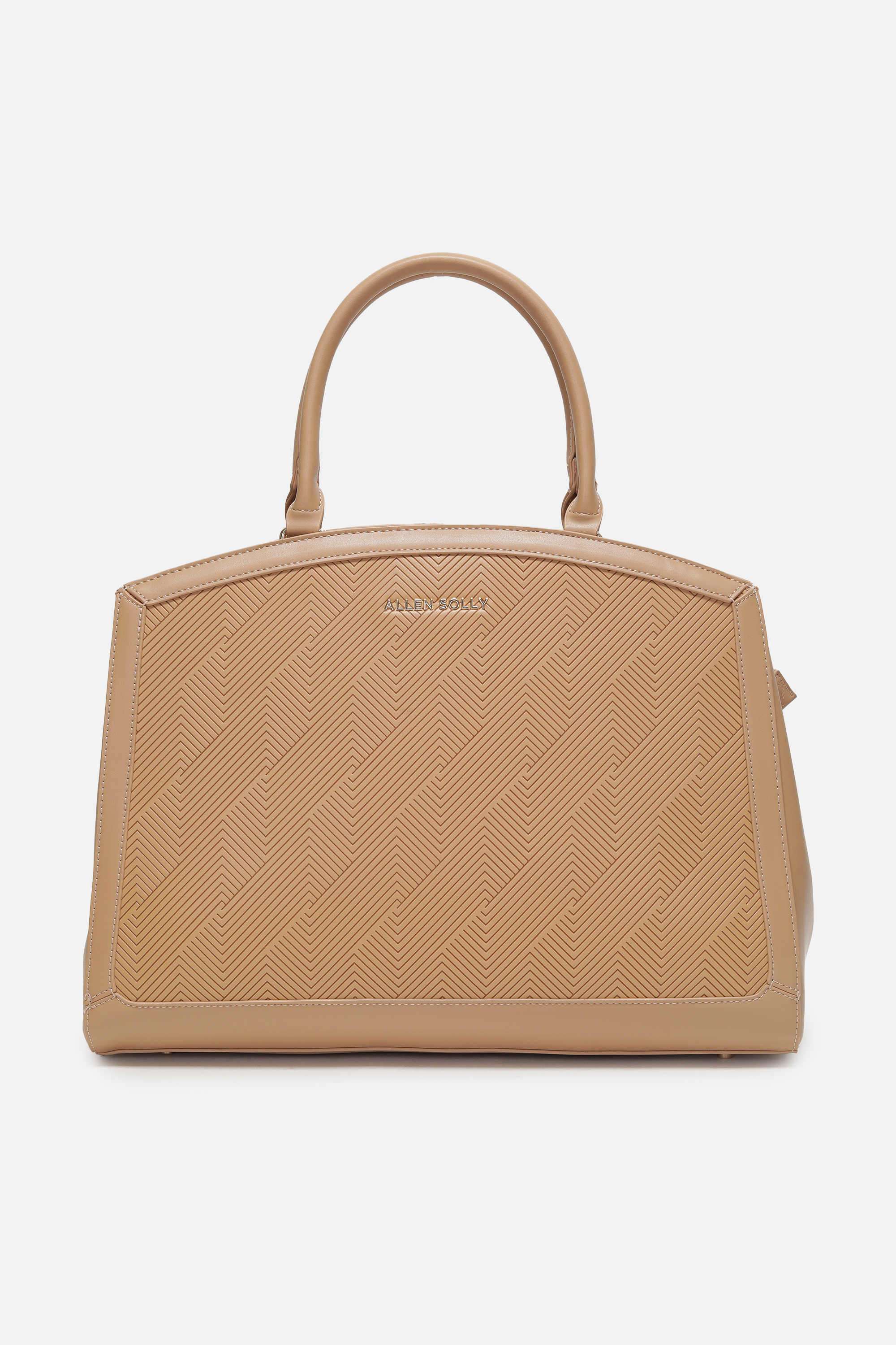 EMBOSSING-GEOMETRY-Zipper-PU-Women-Casual-Wear-Laptop-Bag