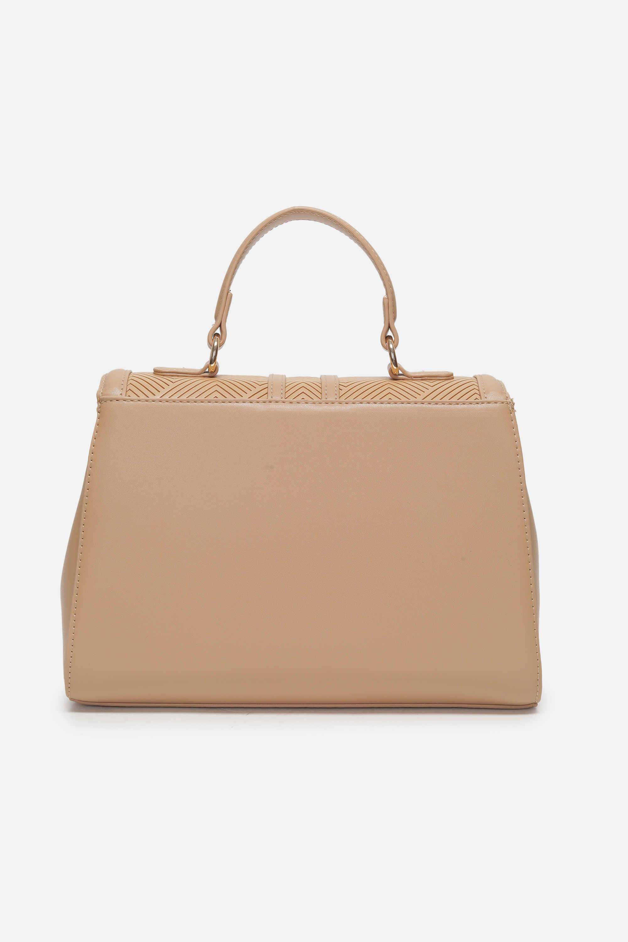 EMBOSSING-GEOMETRY-Zipper-PU-Women-Casual-Wear-Satchel