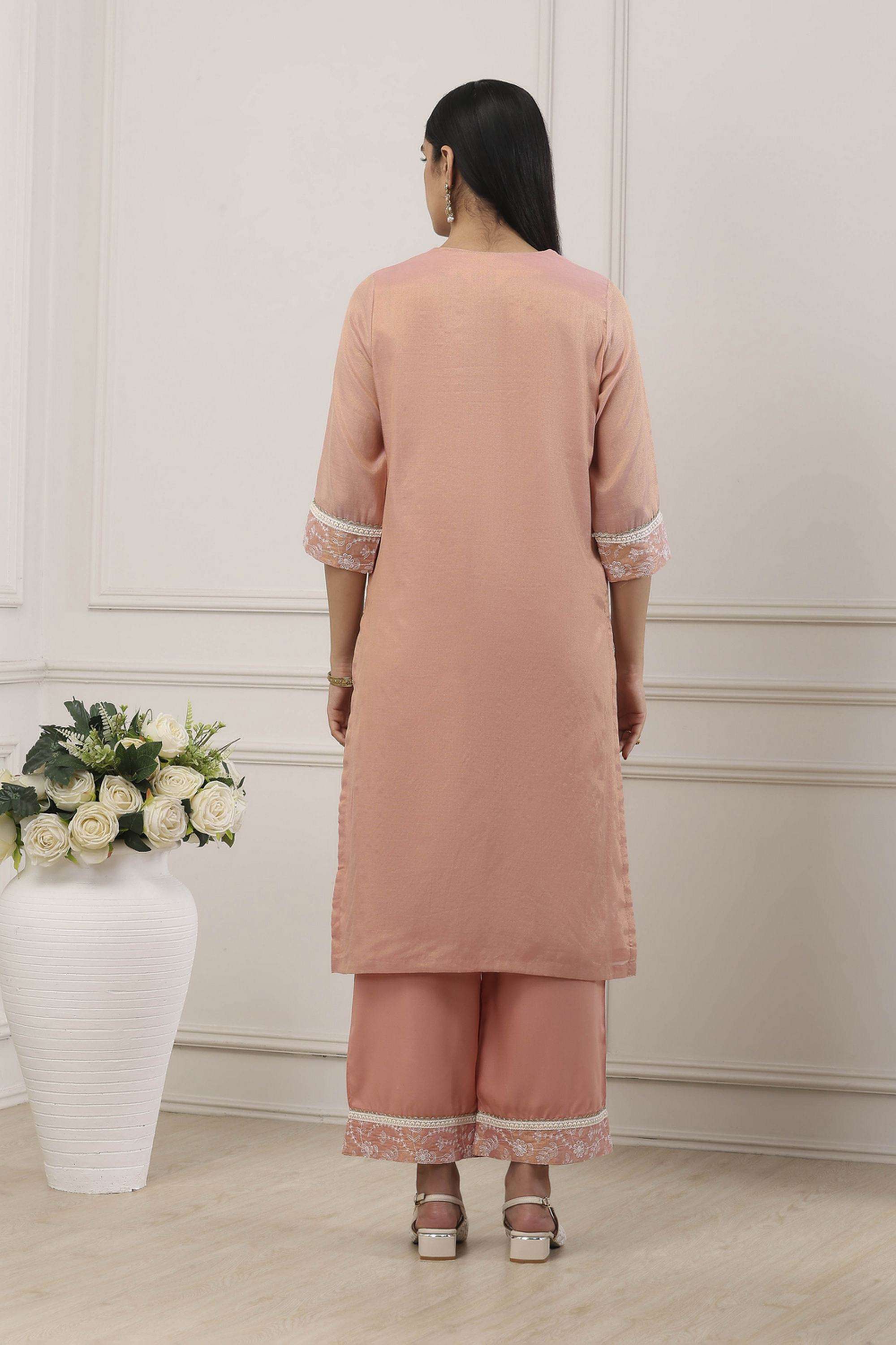 Embroidered-Cotton-Round-Neck-Women-Kurta-with-Pant-and-Dupatta