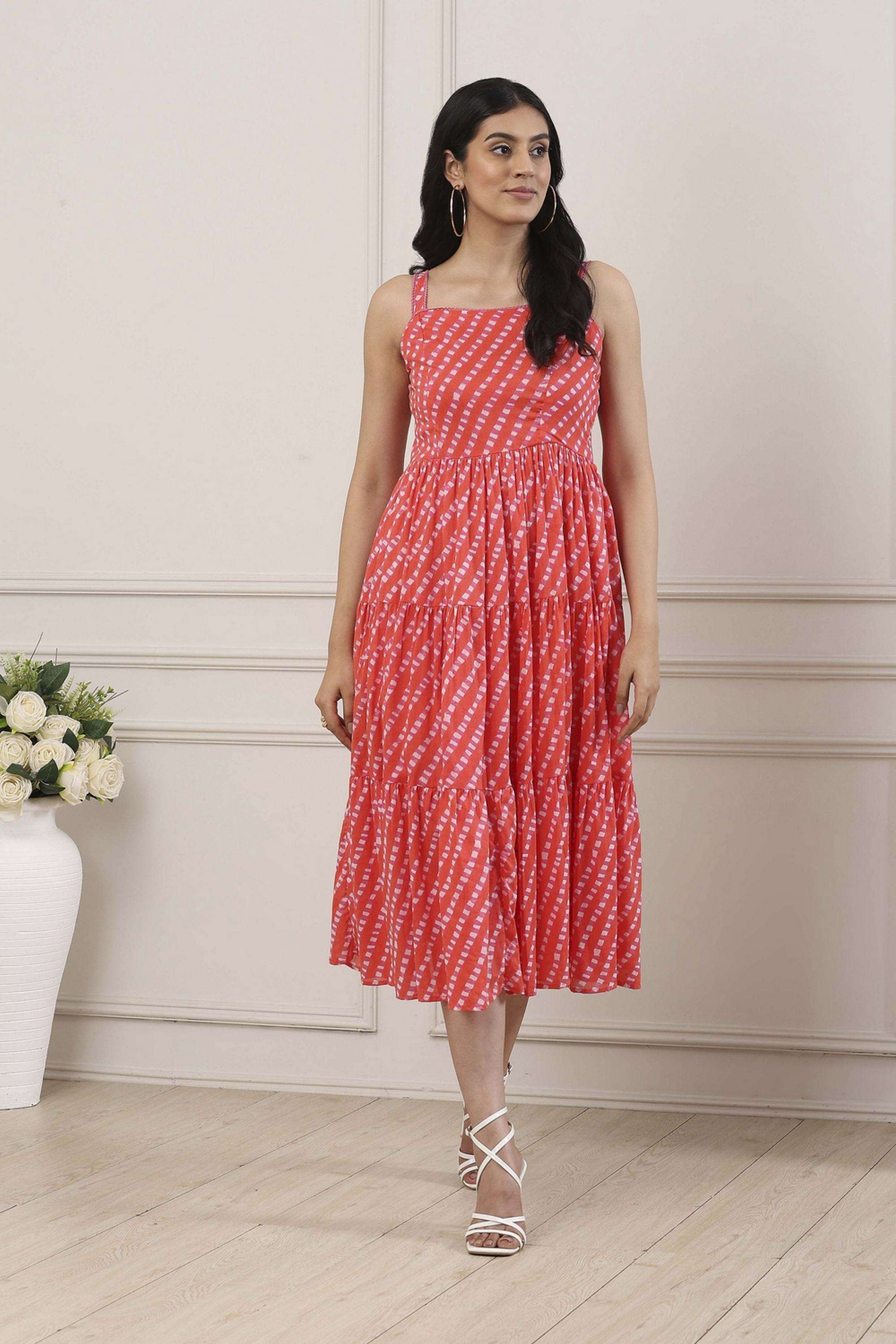 Solid-Cotton-Women-s-Dress