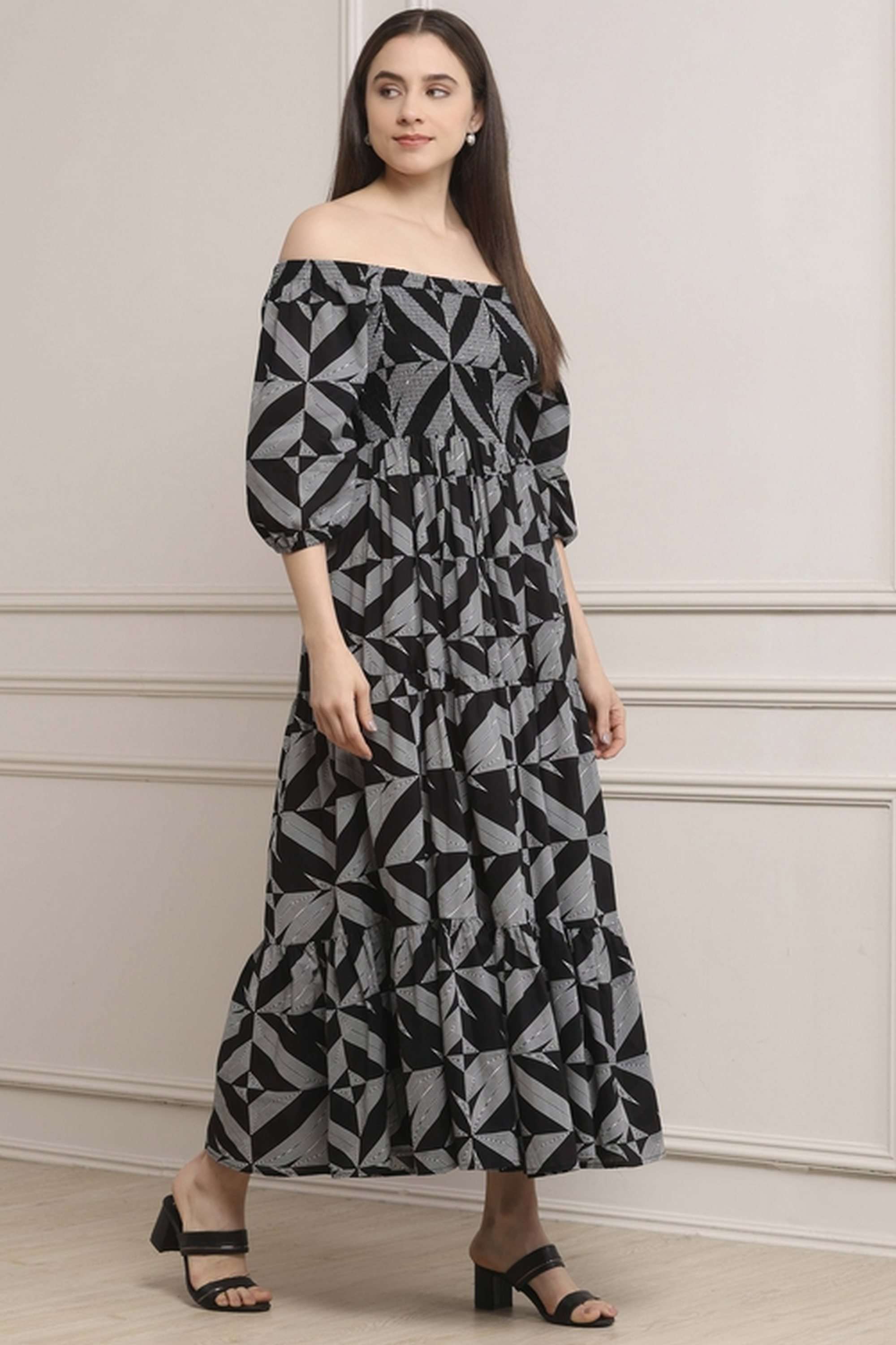 Textured-Cotton-Women-Dress