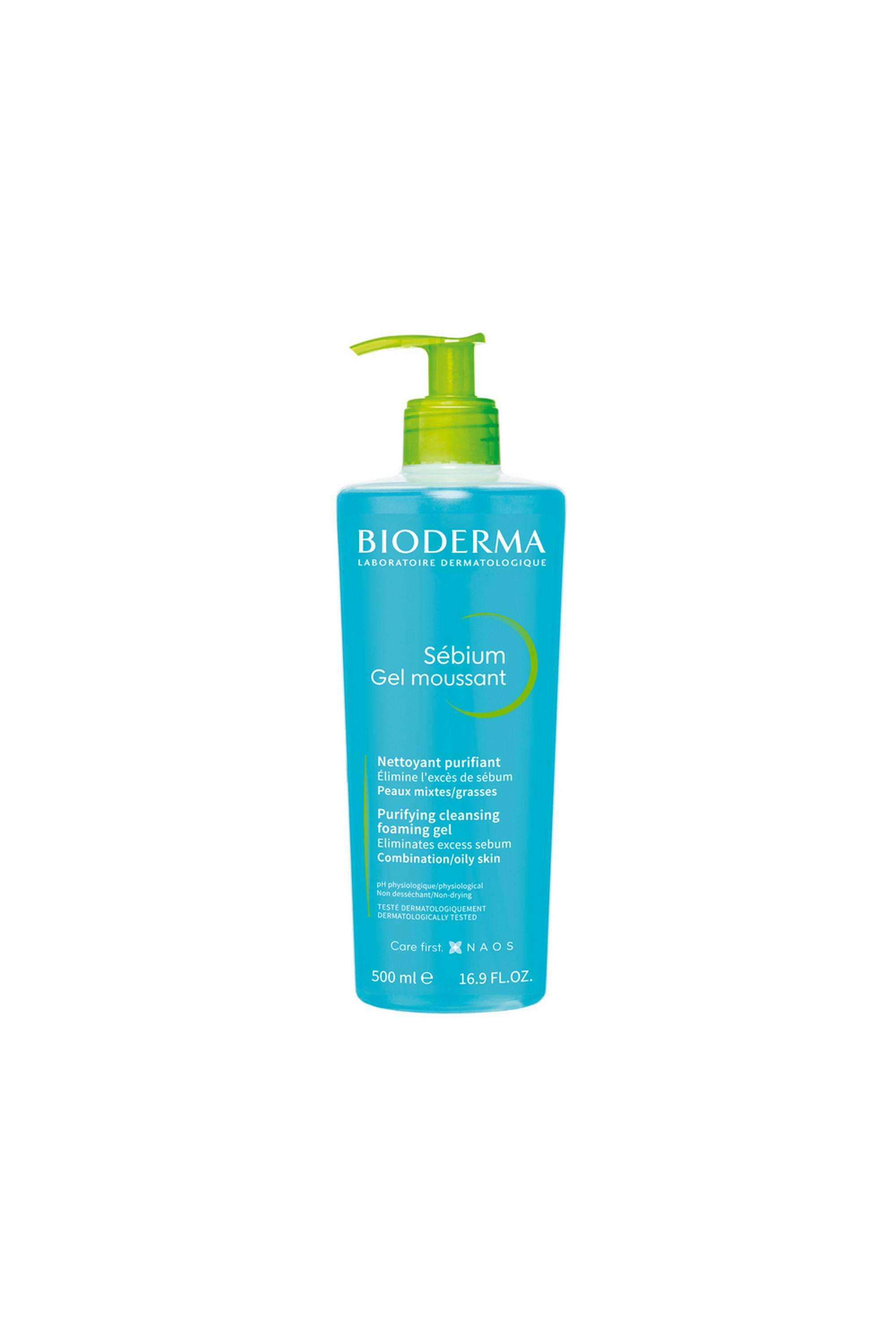 Sebium-Gel-Moussant-Cleanser---Acne-Defence-Cleanser-For-Oily-Acne-Prone-Skin---500-ml