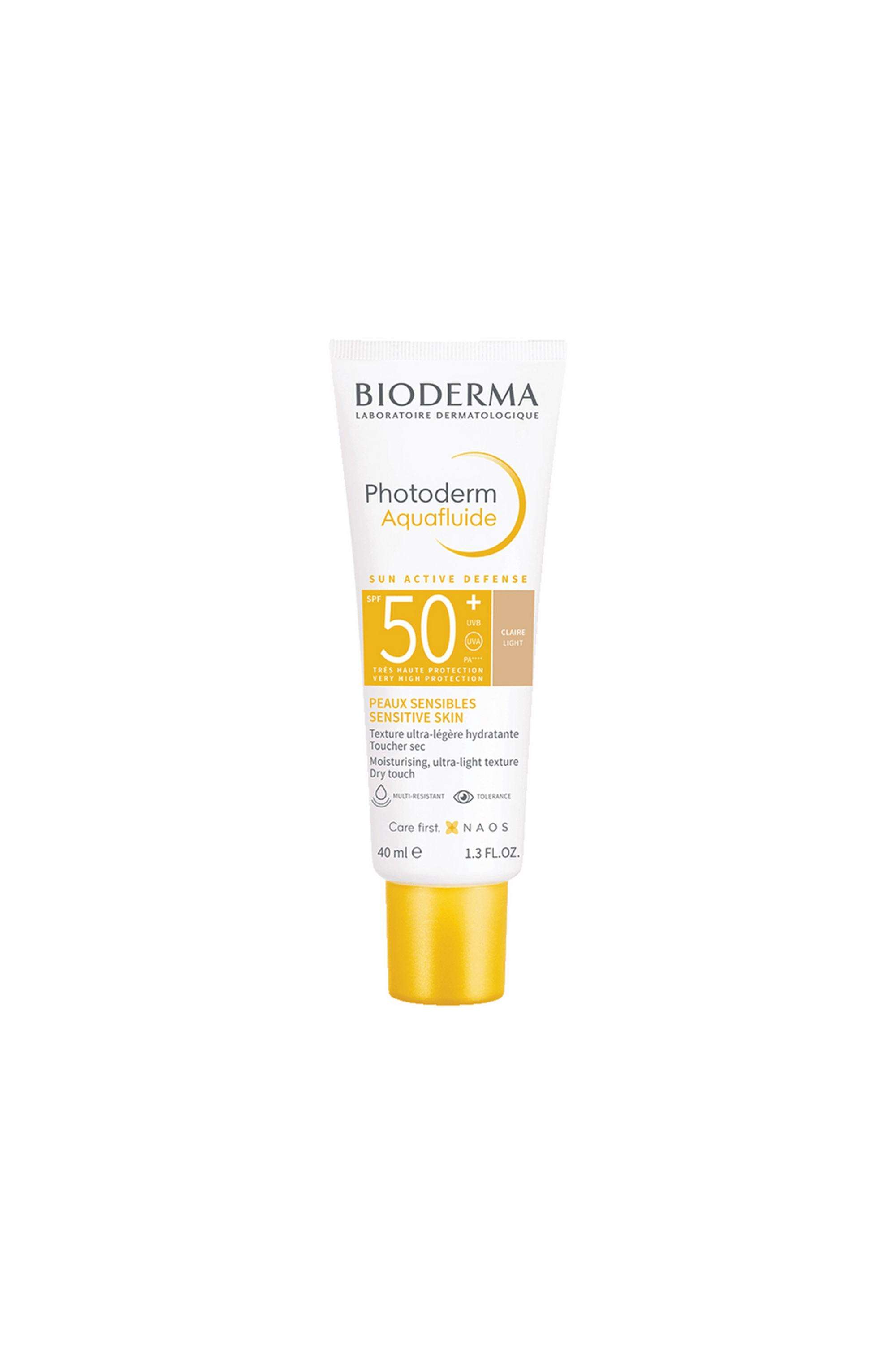 Photoderm-Aquafluide-Claire-SPF-50+-Tinted-Active-Sun-Defence-Sunscreen---40-ml