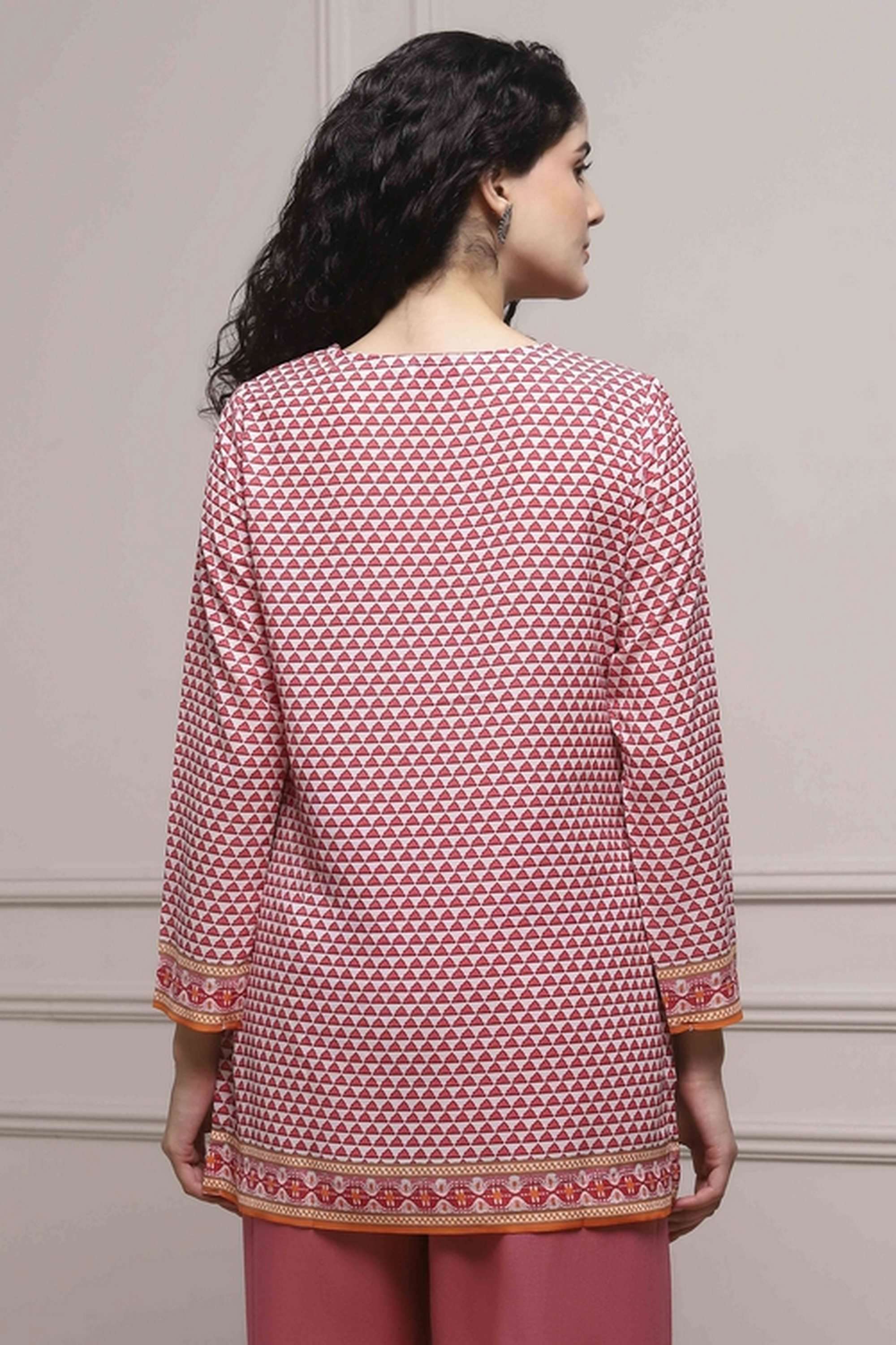 Textured-Polyester-Women-Festive-Wear-Kurti