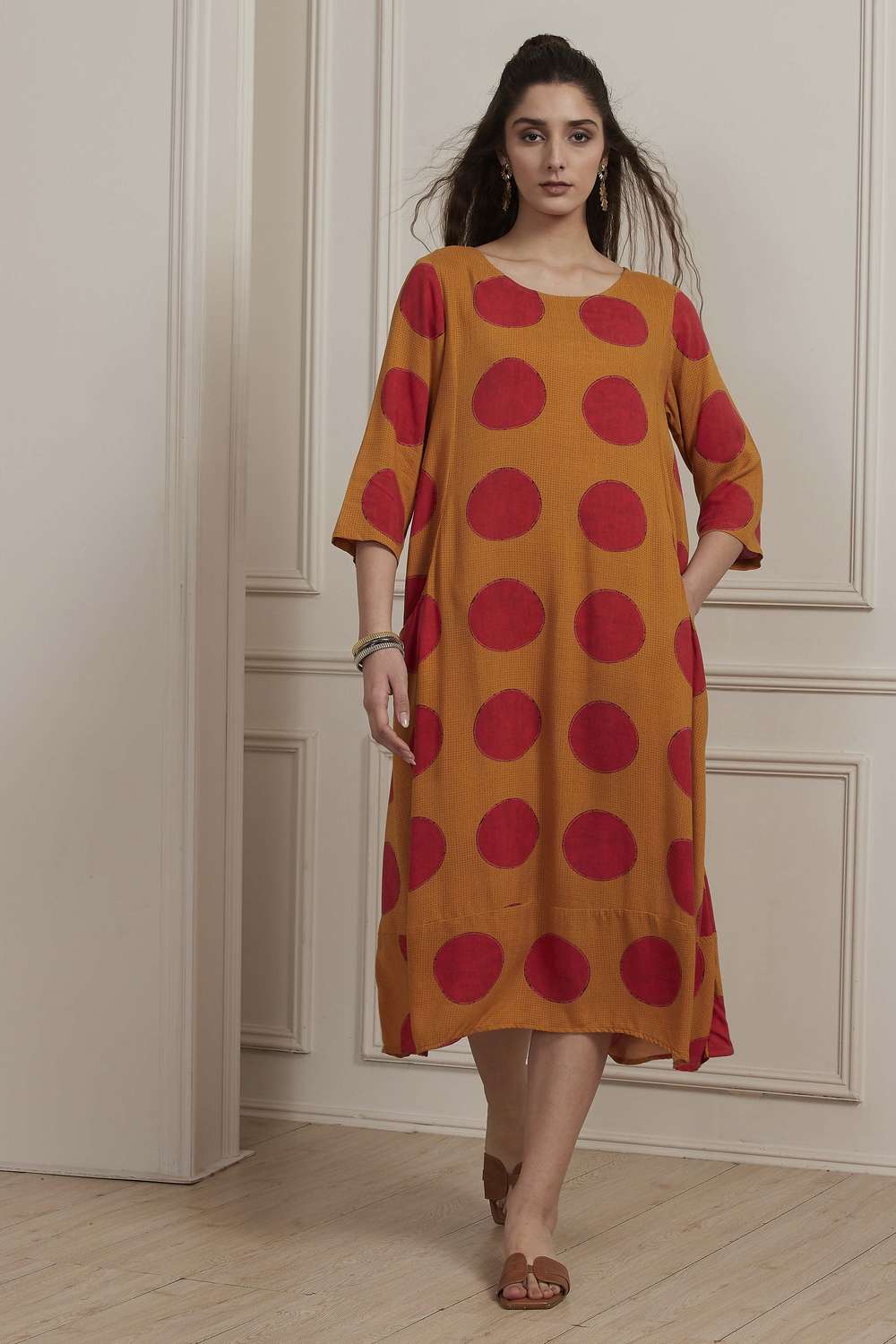 Textured-Rayon-Women-s-Festive-Wear-Kurta