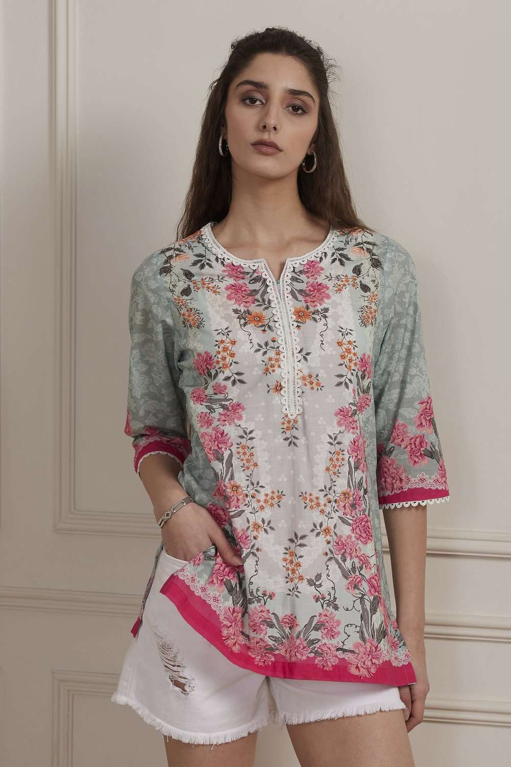Textured-Cotton-Women-s-Festive-Wear-Kurta