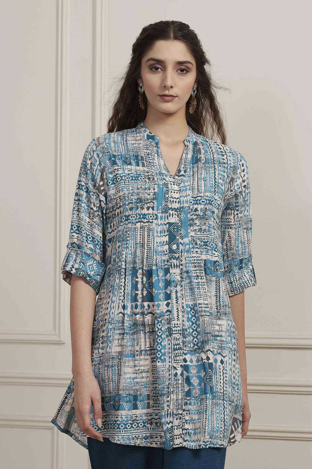 Textured-Rayon-Women-s-Festive-Wear-Kurta