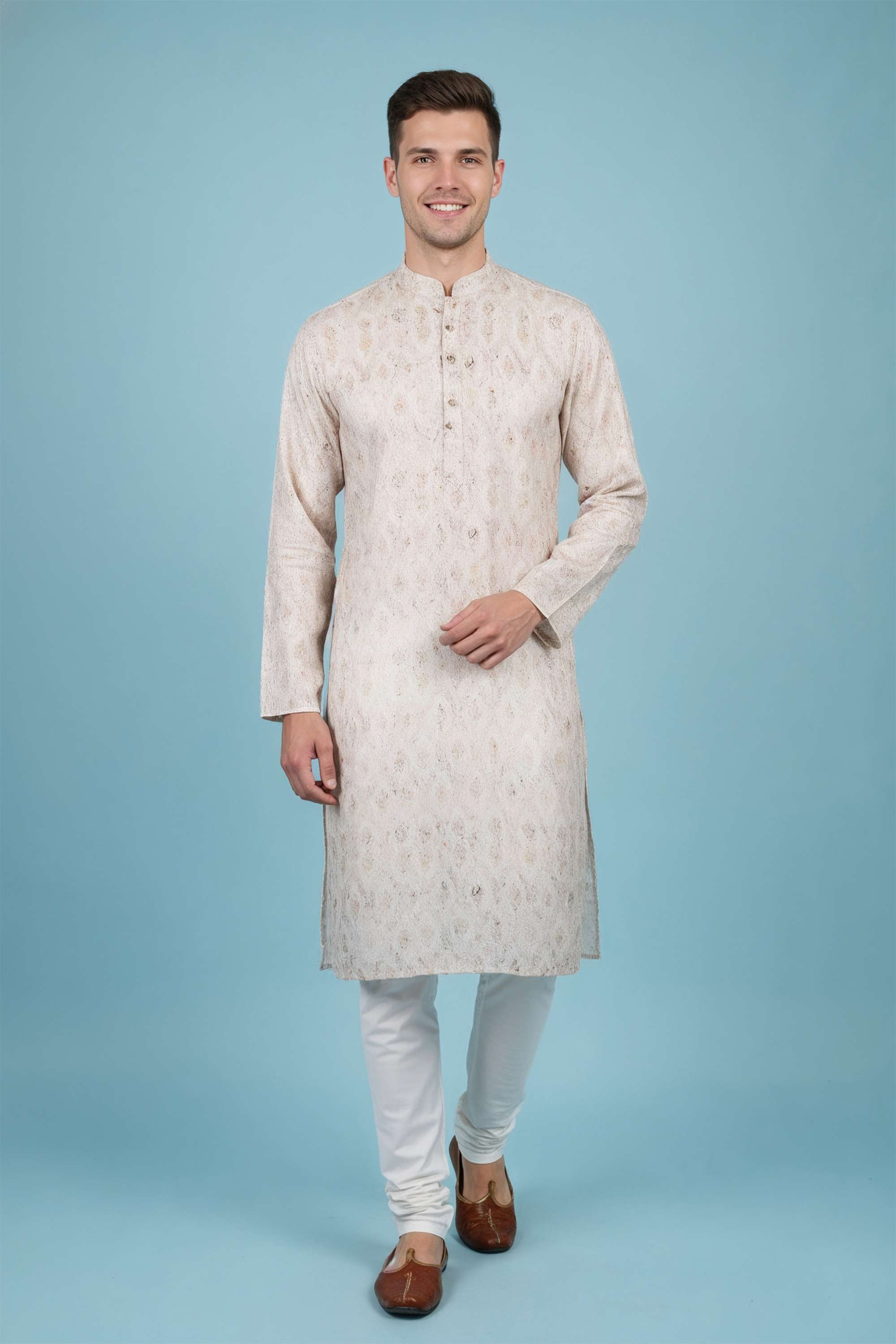 Printed-Viscose-Men-s-Casual-Wear-Kurta