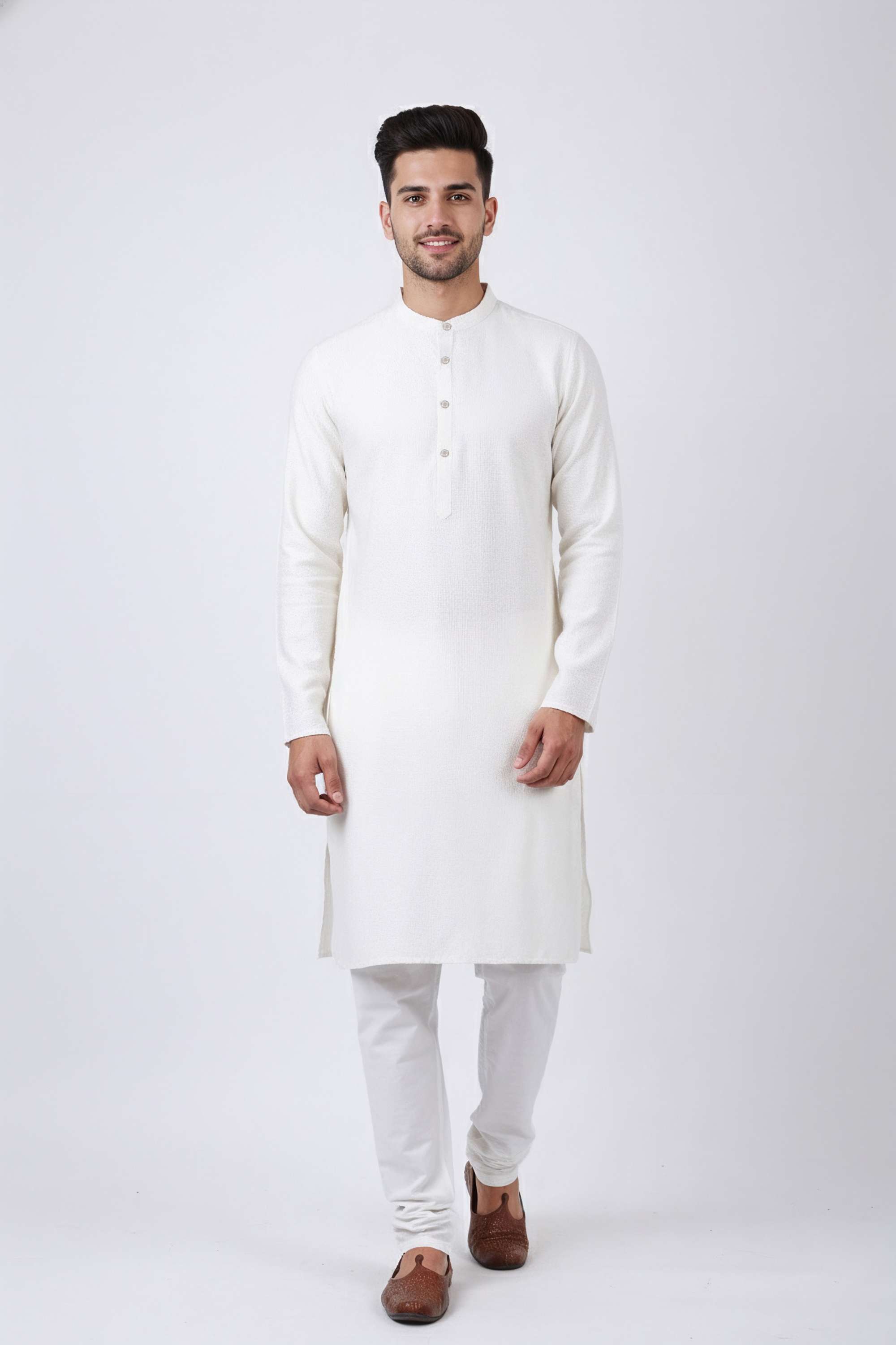 Dobby-Blended-Fabric-Men-s-Casual-Wear-Kurta
