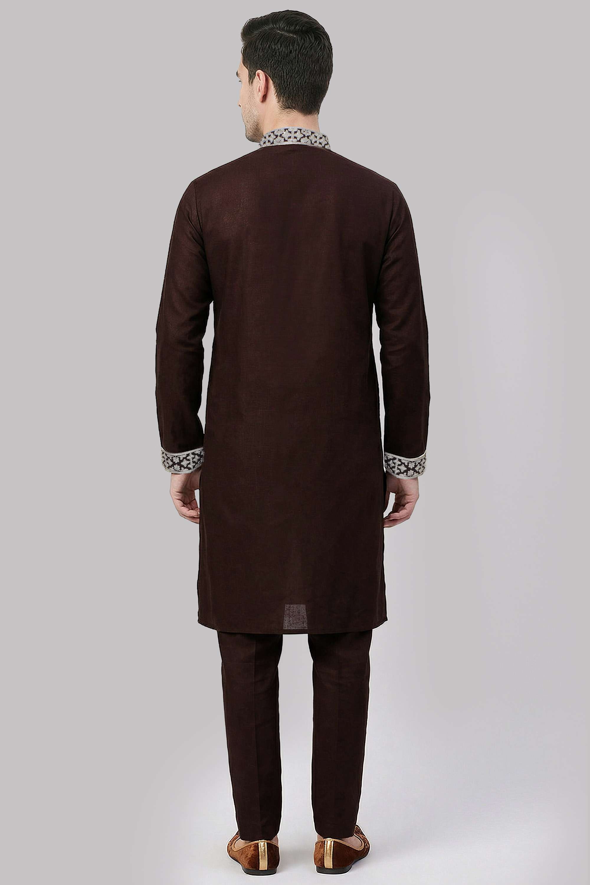 Embroidered-Blended-Fabric-Men-s-Festive-Wear-Kurta-Set