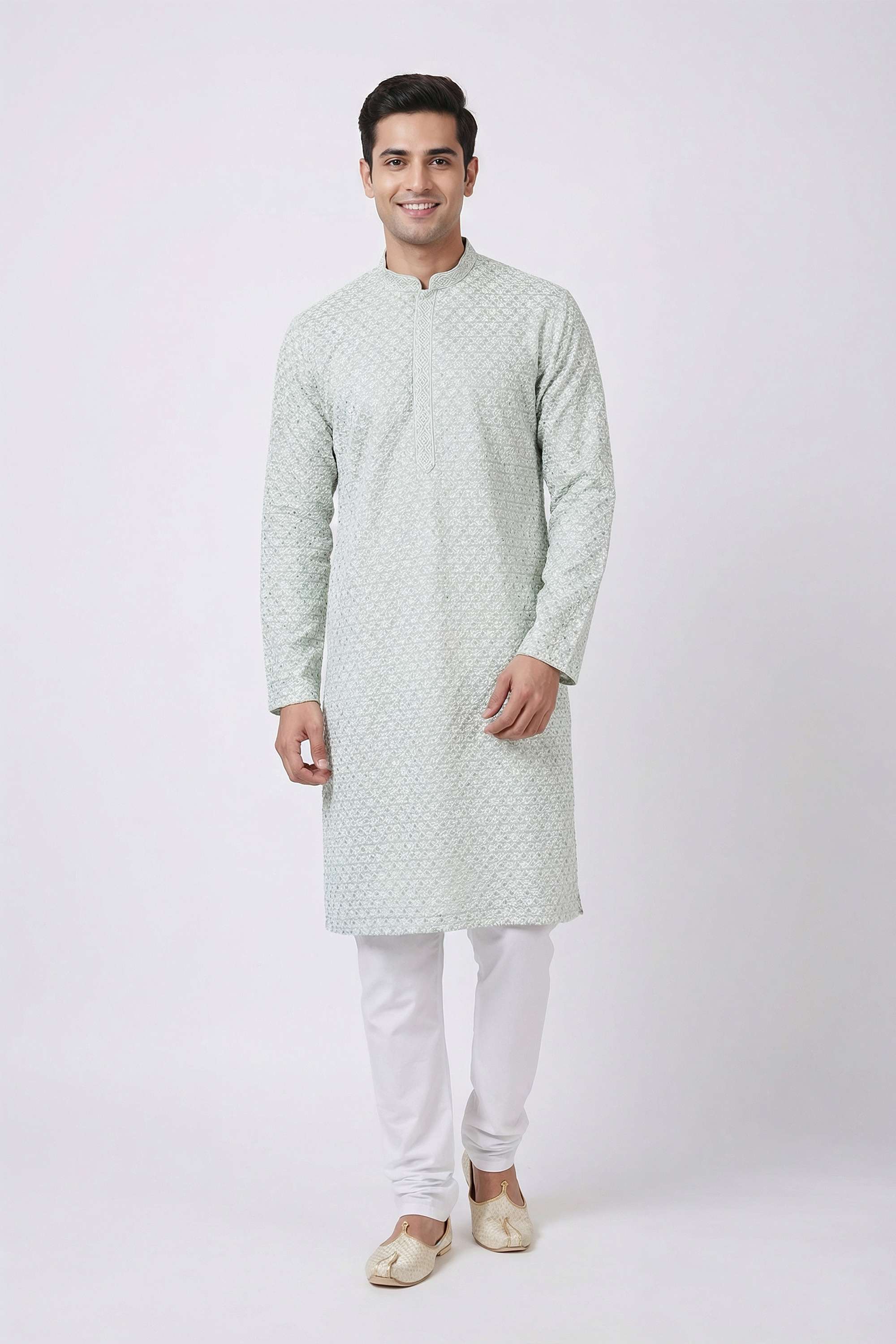 Embroidered-Viscose-Men-s-Casual-Wear-Kurta