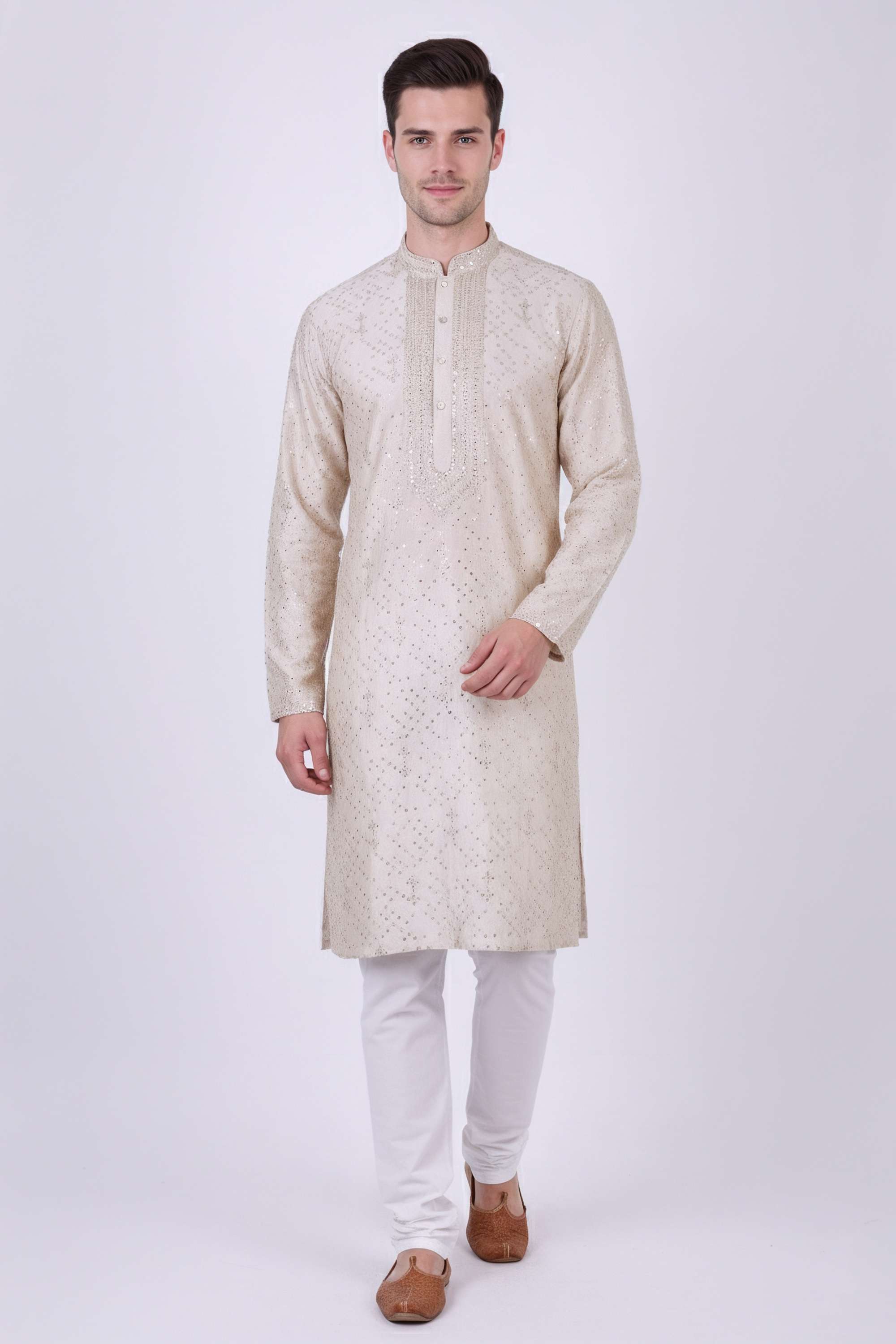 Embroidered-Blended-Fabric-Men-s-Festive-Wear-Kurta