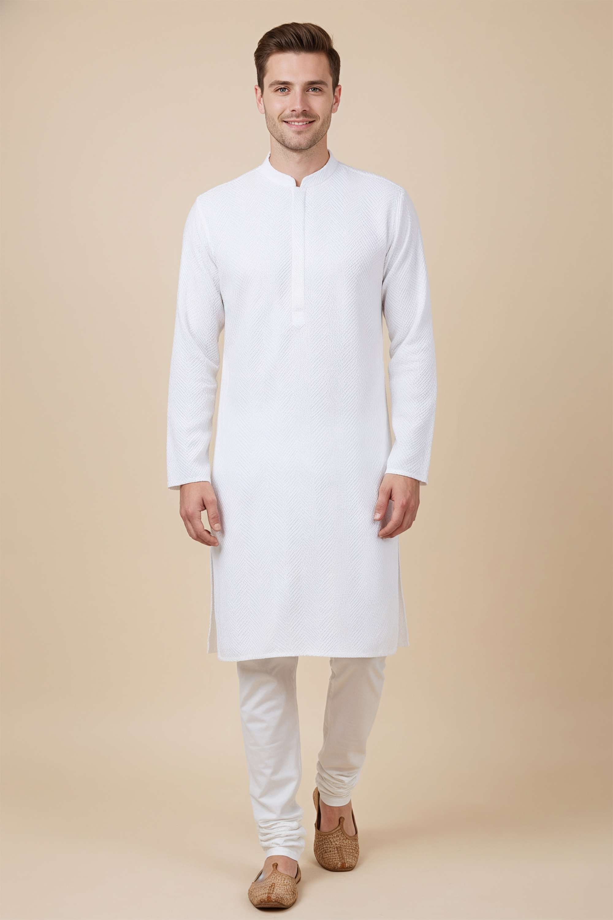 Schiffli-Rayon-Men-s-Casual-Wear-Kurta