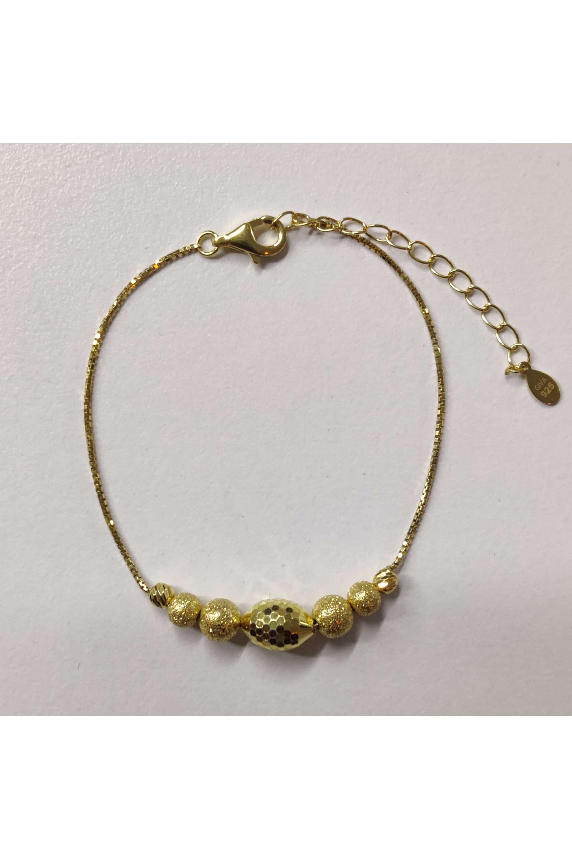 Golden-Beaded-Bracelet-For-Women