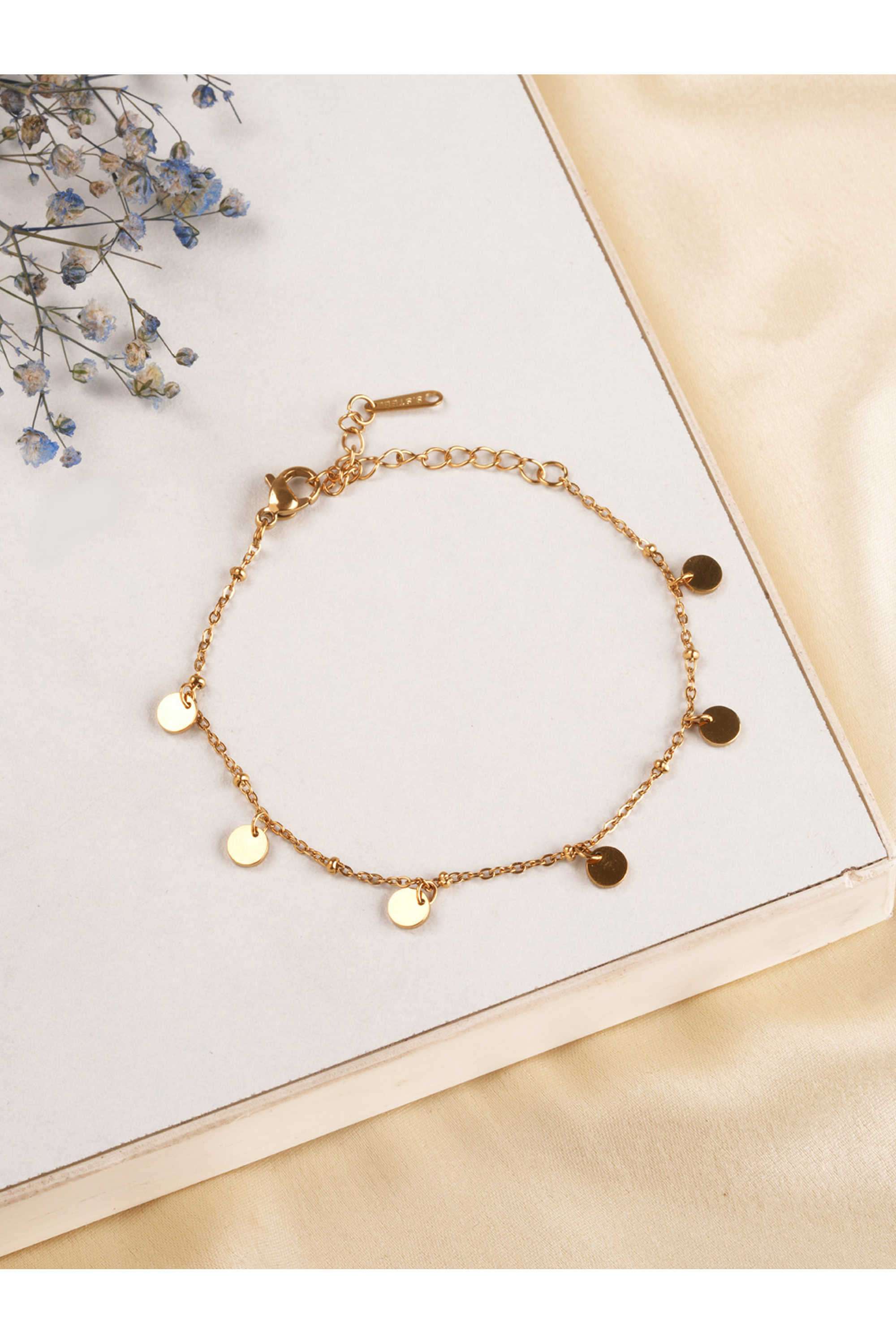 Shiny-Coins-Chain-Bracelet-for-Women---Waterproof-&-Anti-Tarnish