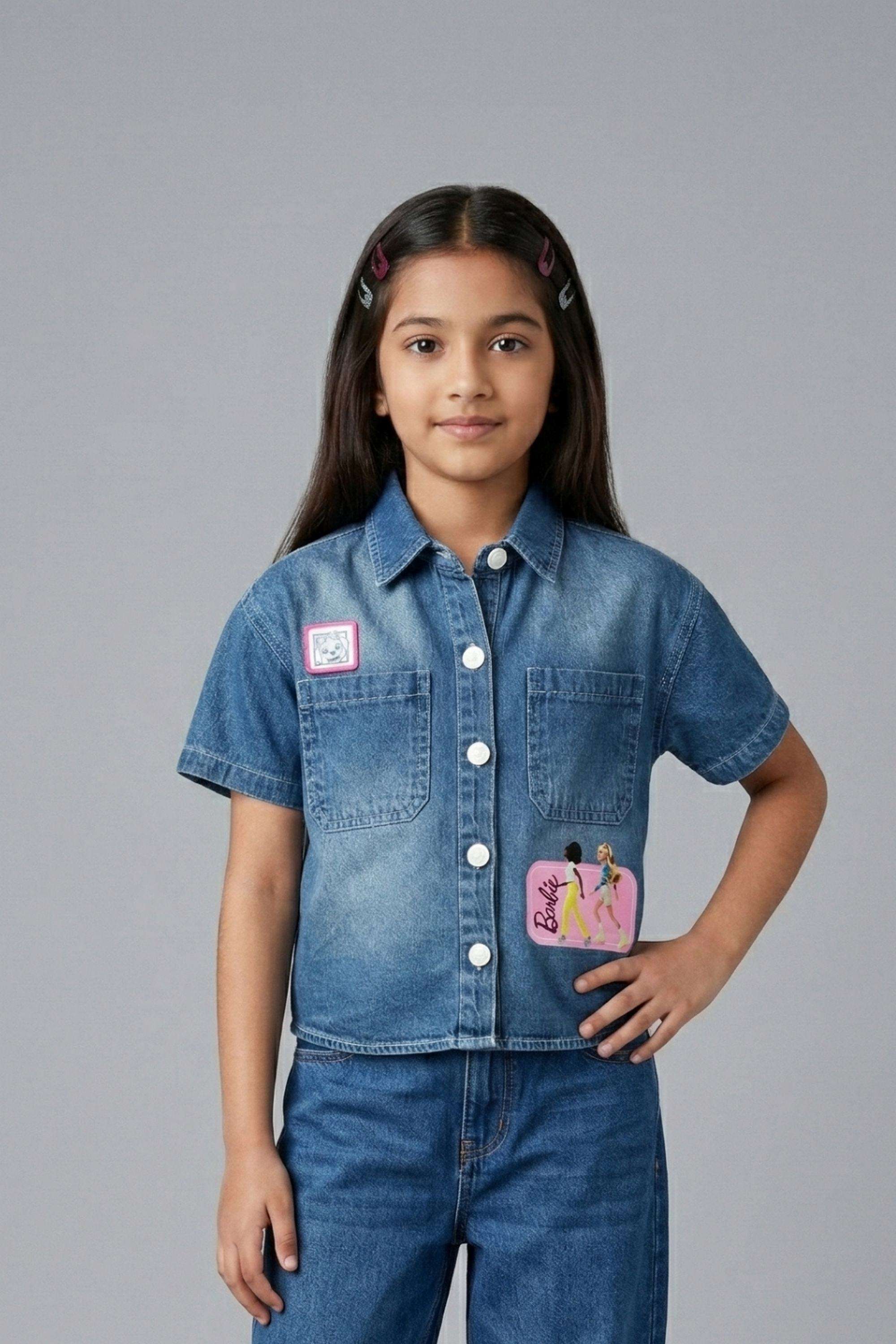 Solid-Cotton-Girls-Shirt