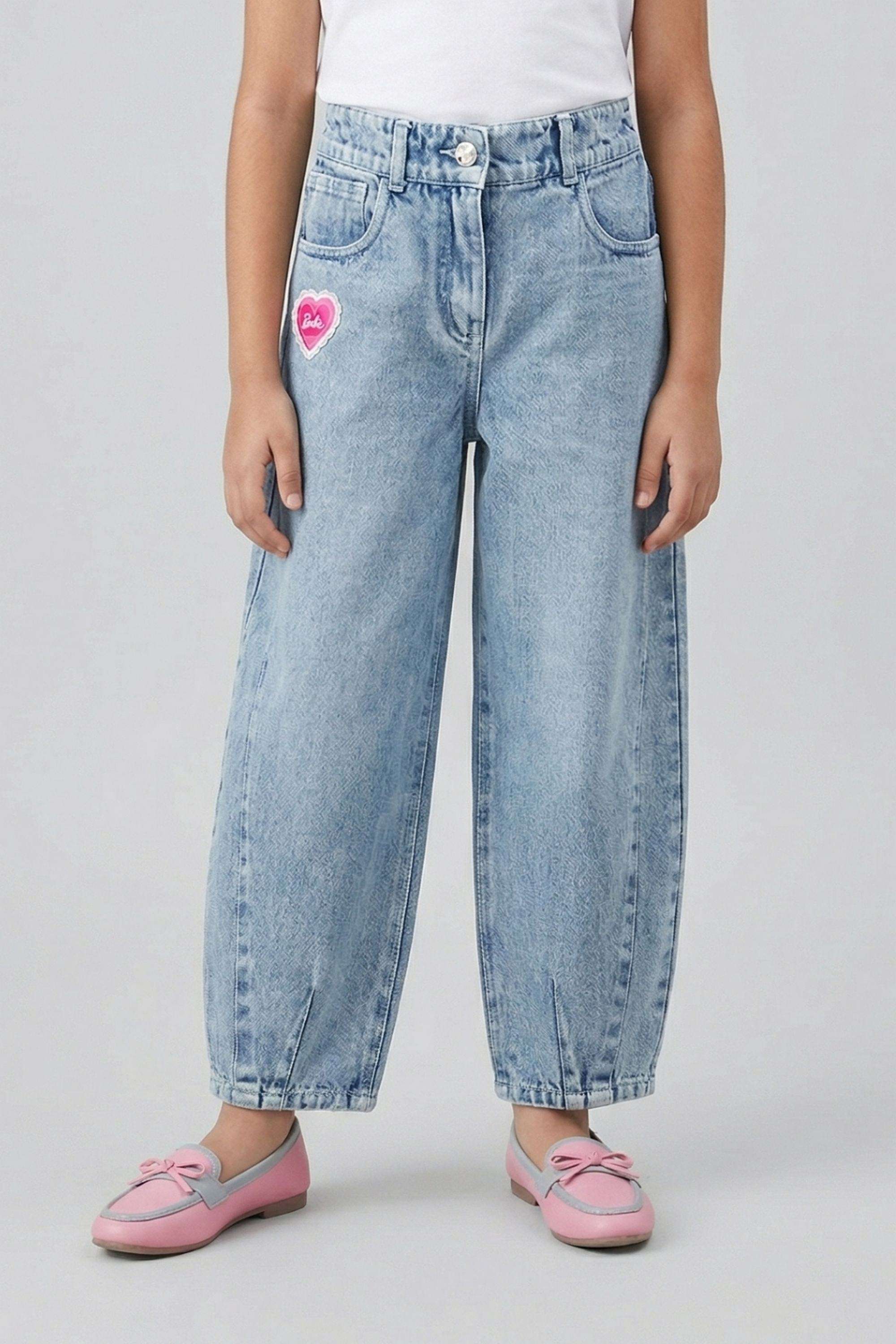 Solid-Cotton-Relaxed-Fit-Girls-Pants
